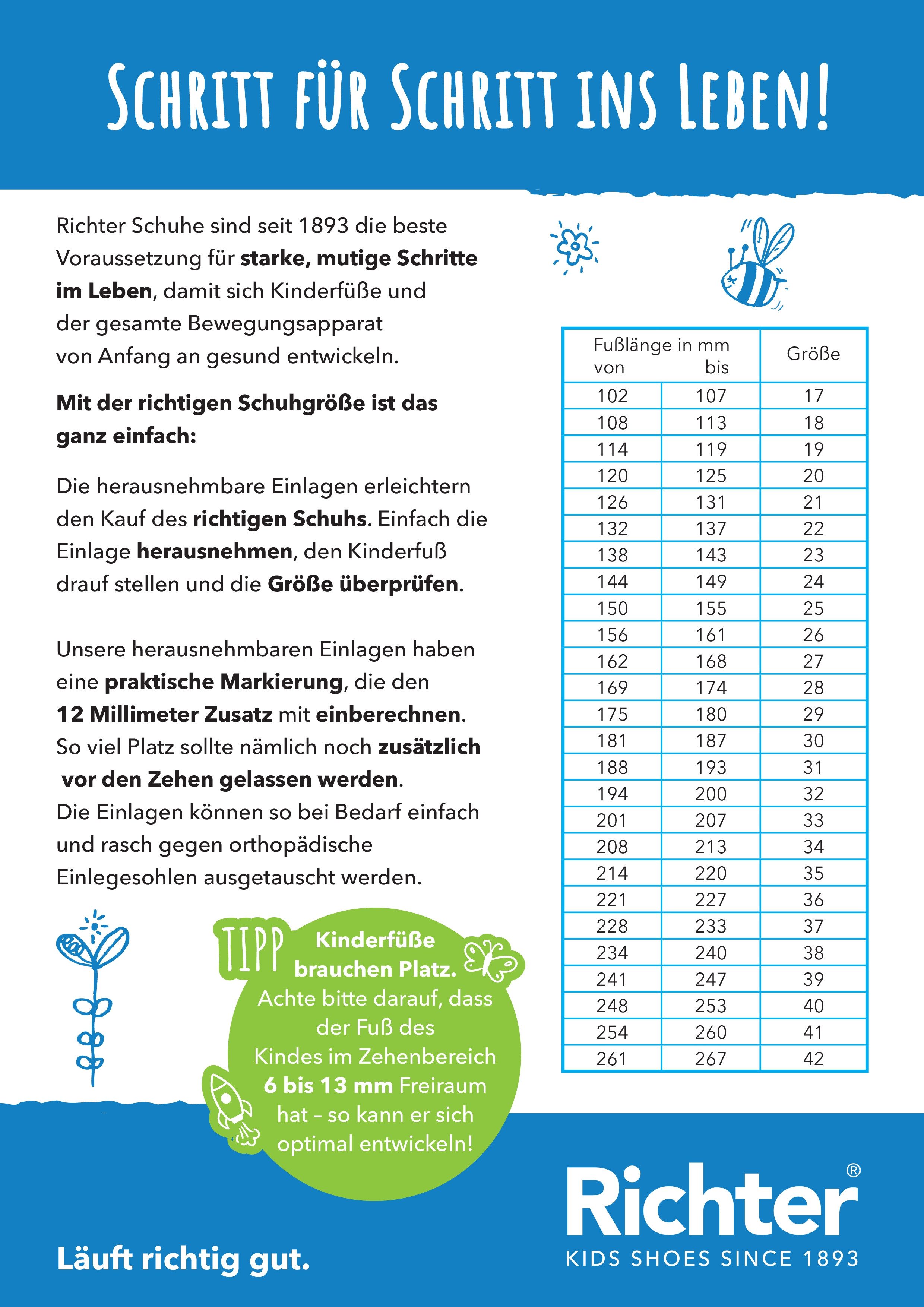 Richter Pantoffels Filzi WMS: Midden Klittenbandschoen, winterschoen met breedtemeetsysteem