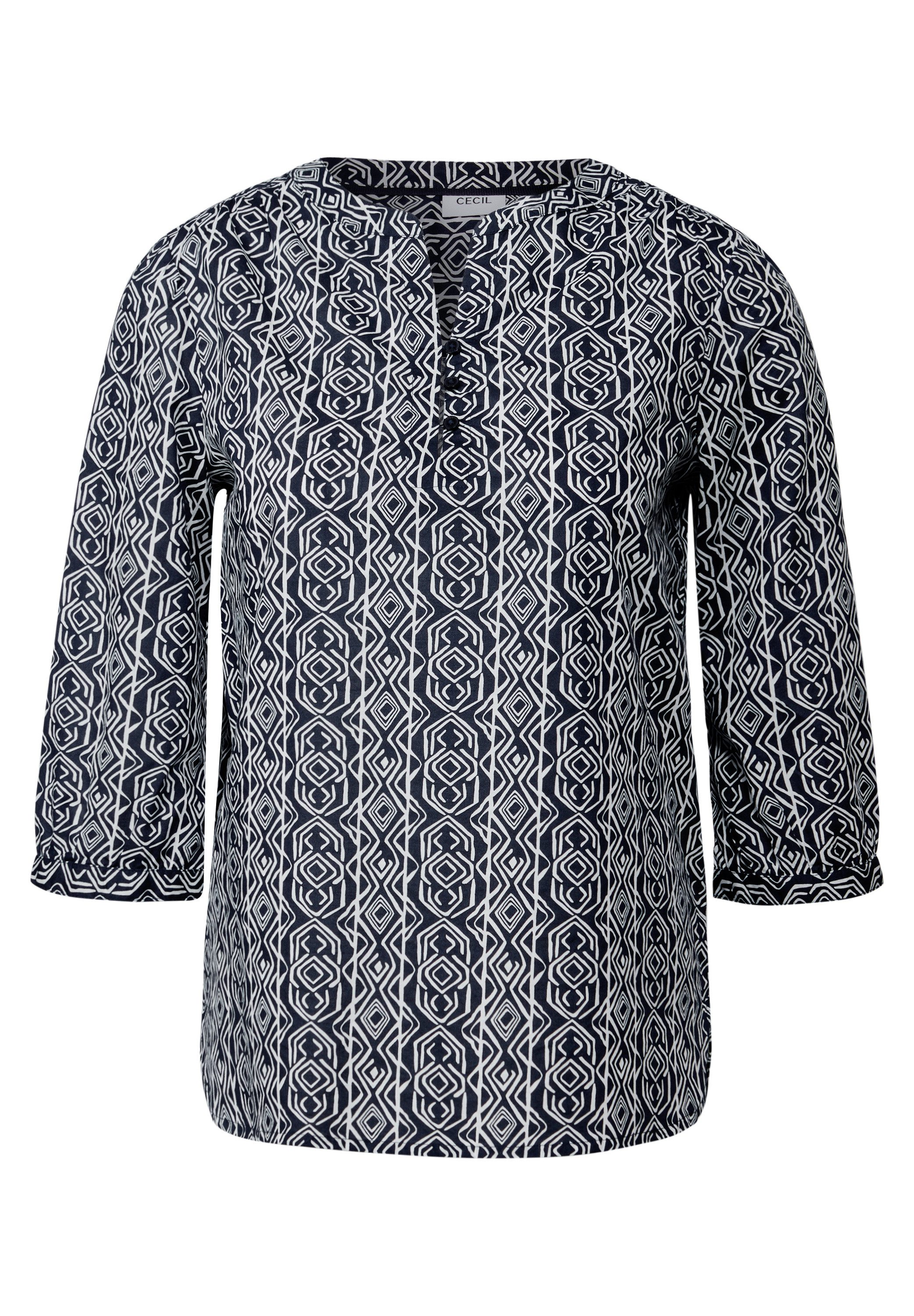 Cecil Gedessineerde blouse met grafisch patroon