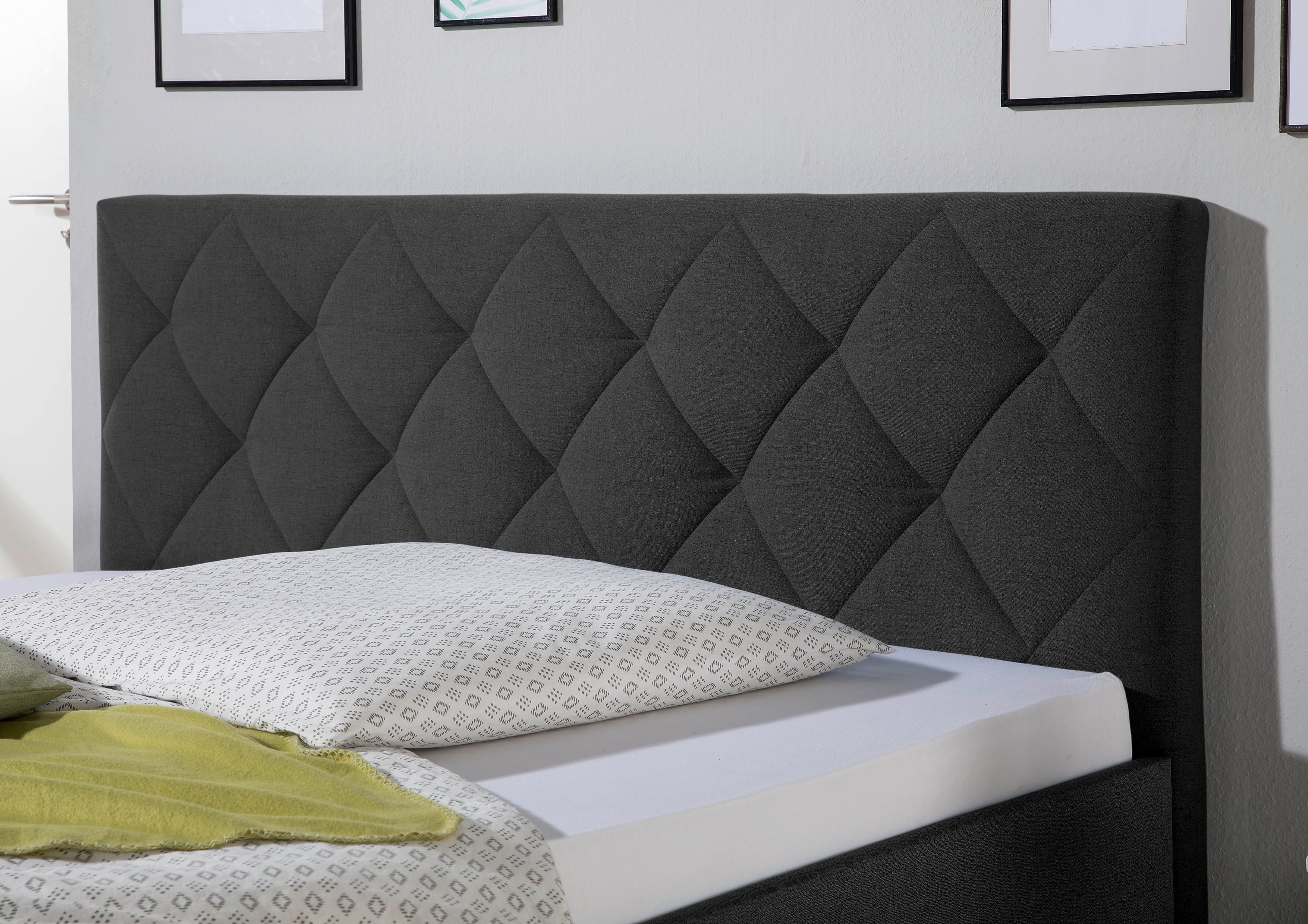 Maintal Gestoffeerd bed Rexburg Zijkanten van het bed zelf te monteren, zonder bedkist
