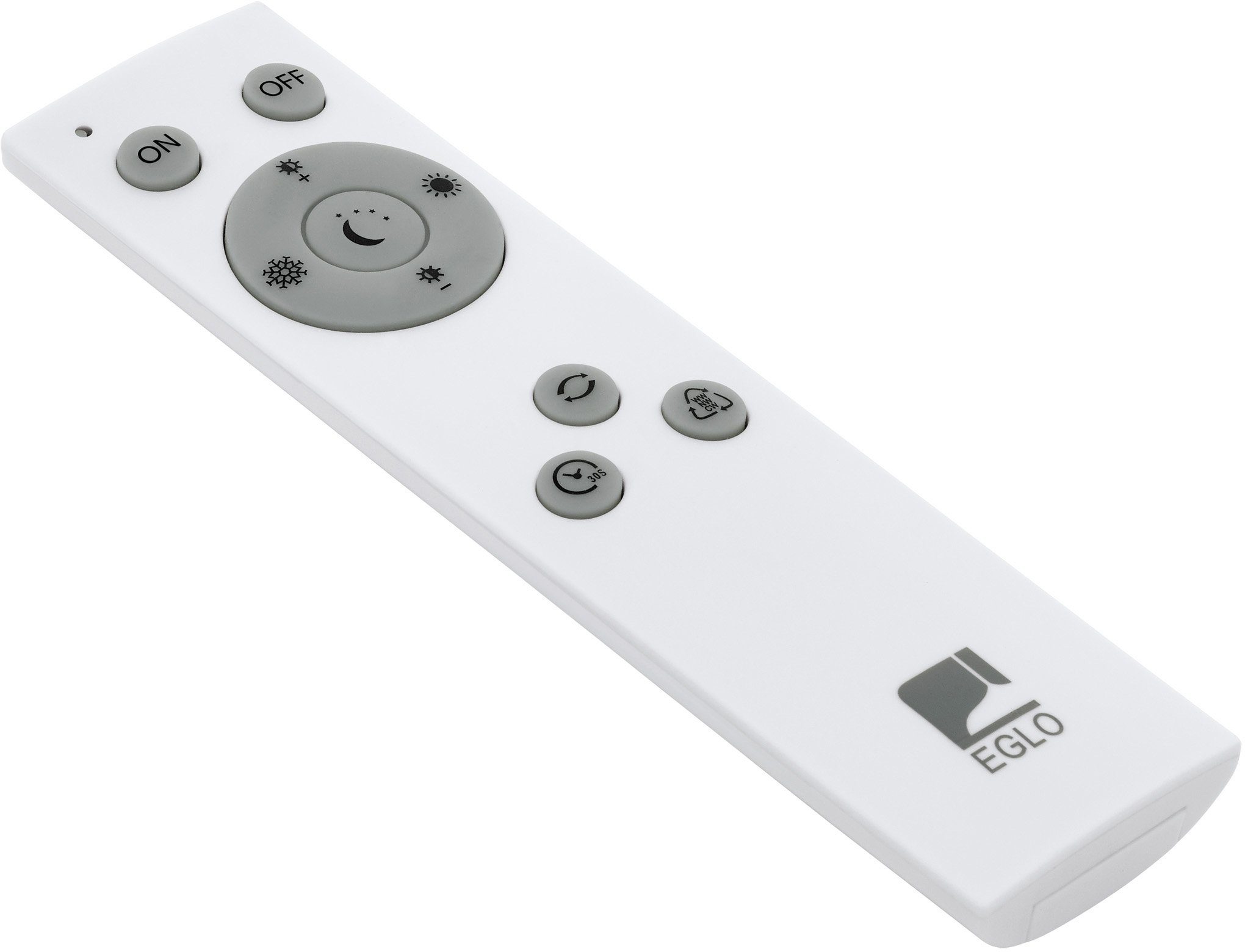 EGLO Plafondlamp GIRON-S LED Plafondlamp, IP20, staal, kristaleffect, hal lamp, lamp (1 stuk)