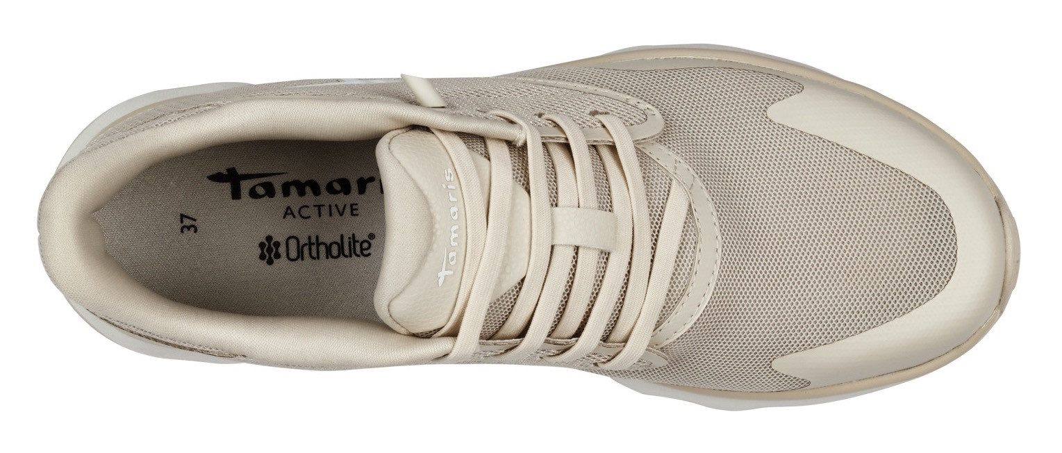 Tamaris Slip-on sneakers Nowana , vrijetijdsschoen, lage schoen, slippers met ortholite-uitrusting