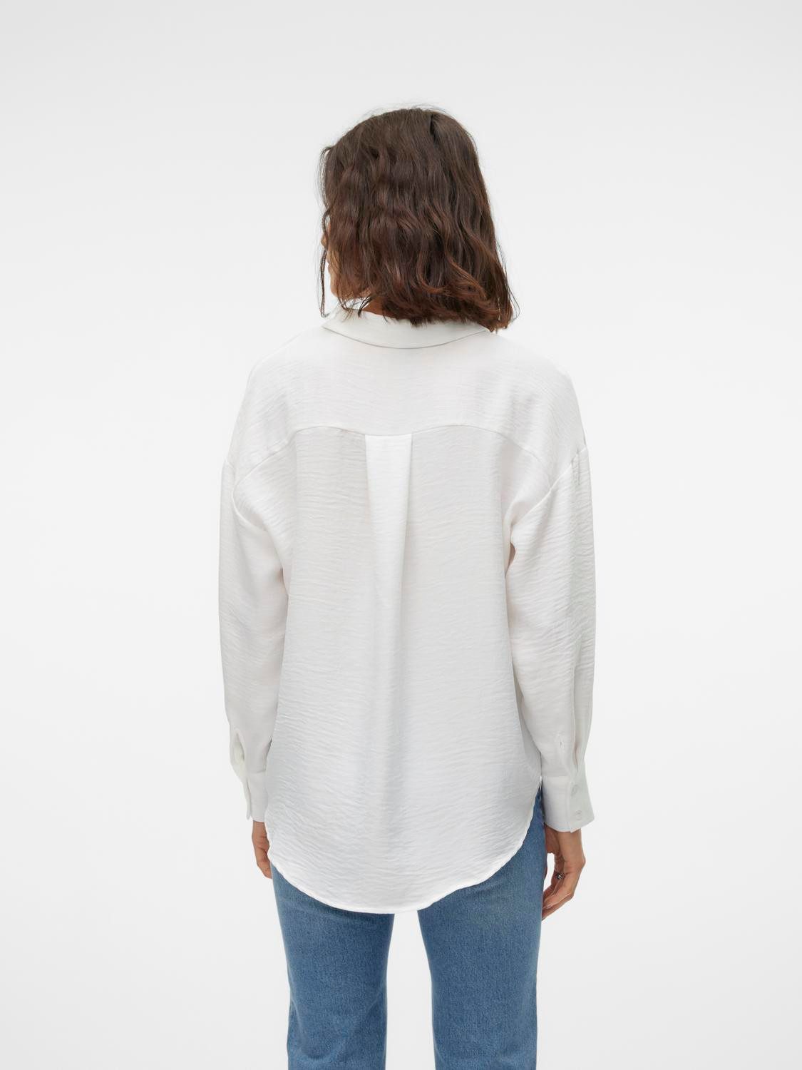 Vero Moda Blouse met lange mouwen VMMELANEY QUEENY LS SHIRT WVN NOOS