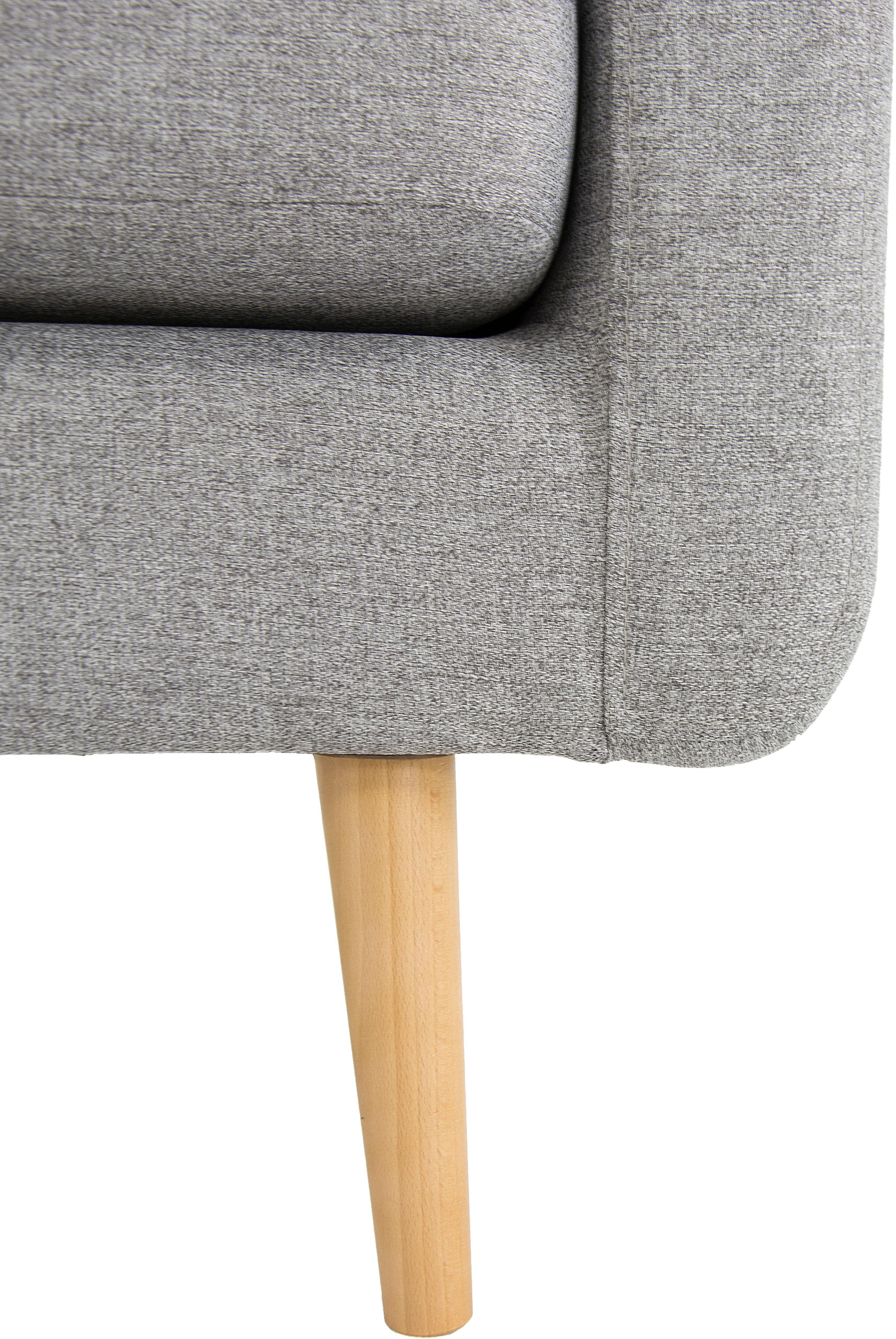 Home affaire Fauteuil Brest met capitonnage en stiksels achter, strak design