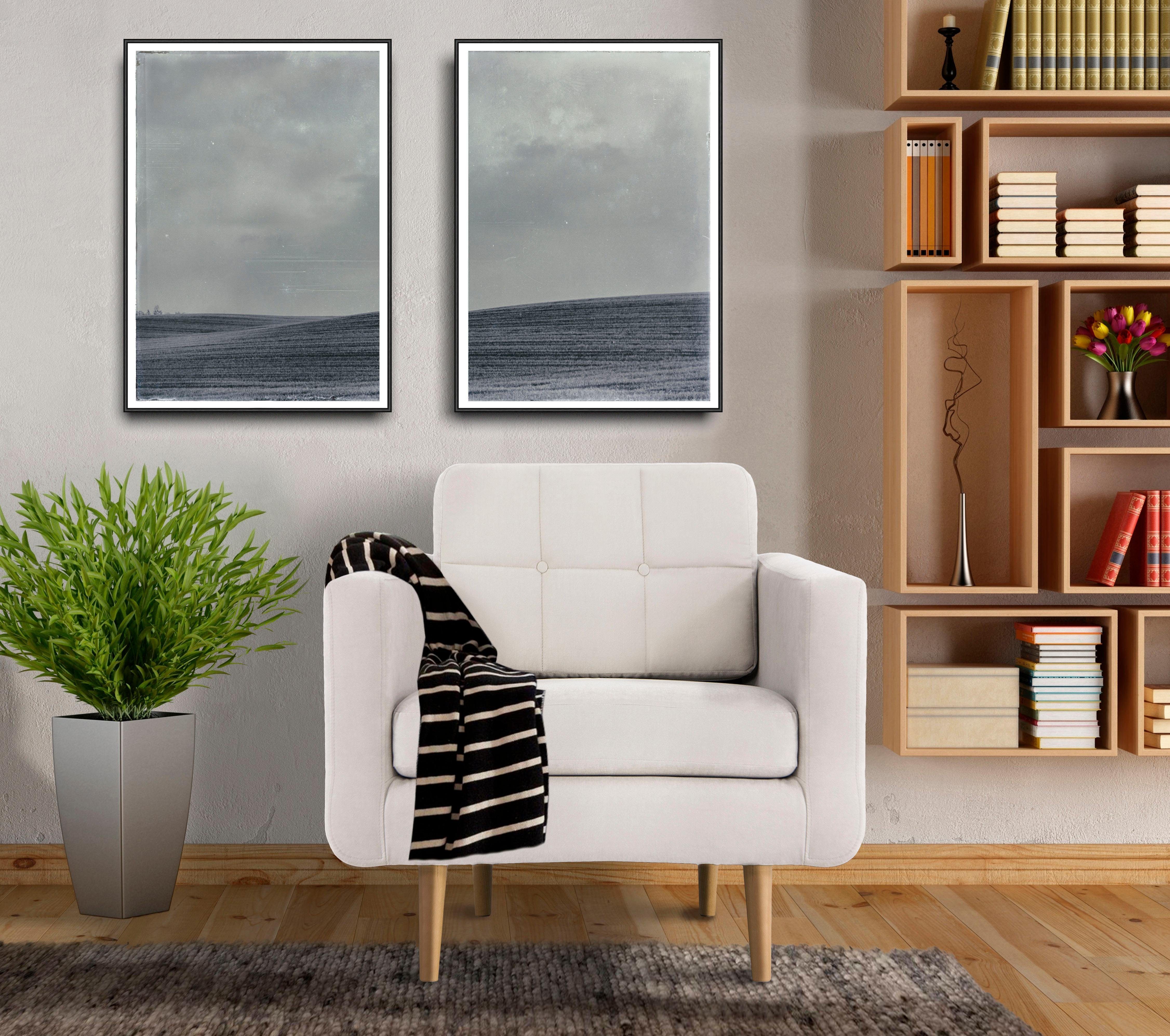 Home affaire Fauteuil Brest met capitonnage en stiksels achter, strak design fauteuils maat Luxe-microvezel grijs