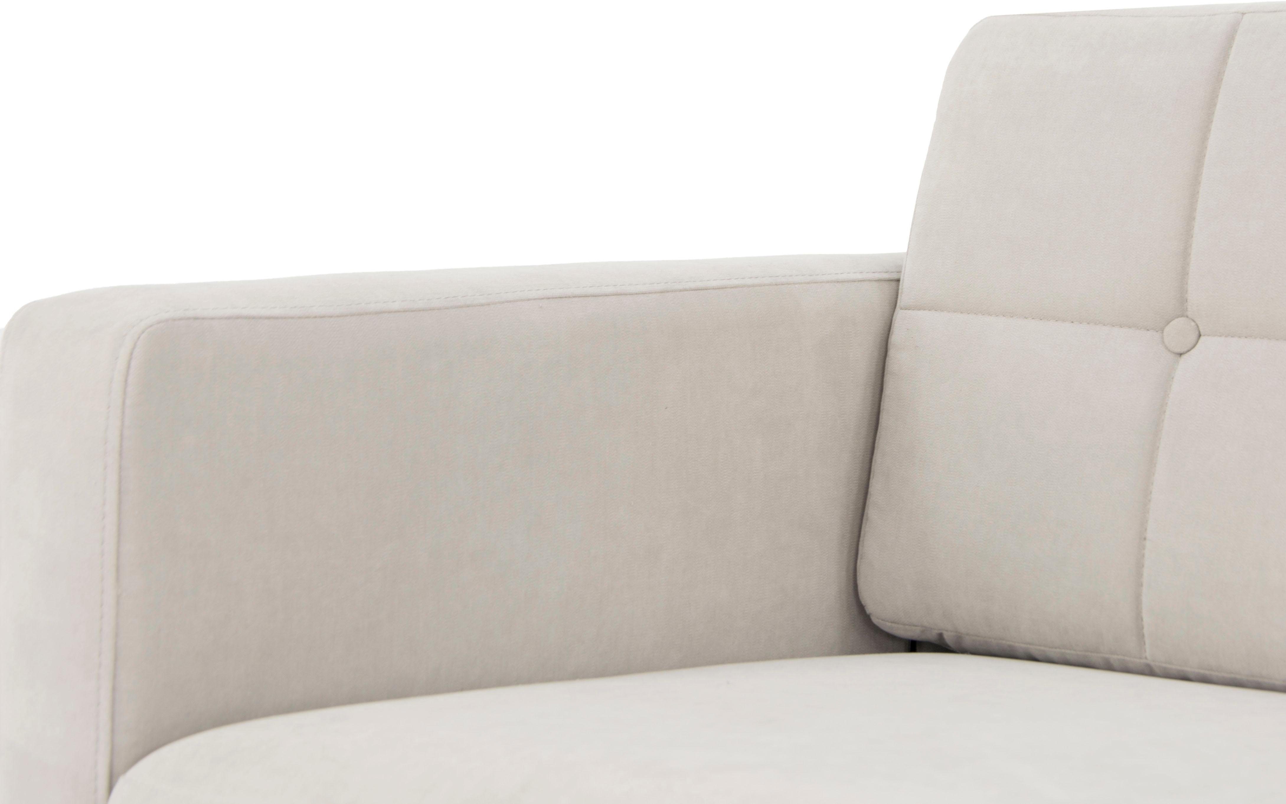 Home affaire Fauteuil Brest met capitonnage en stiksels achter, strak design