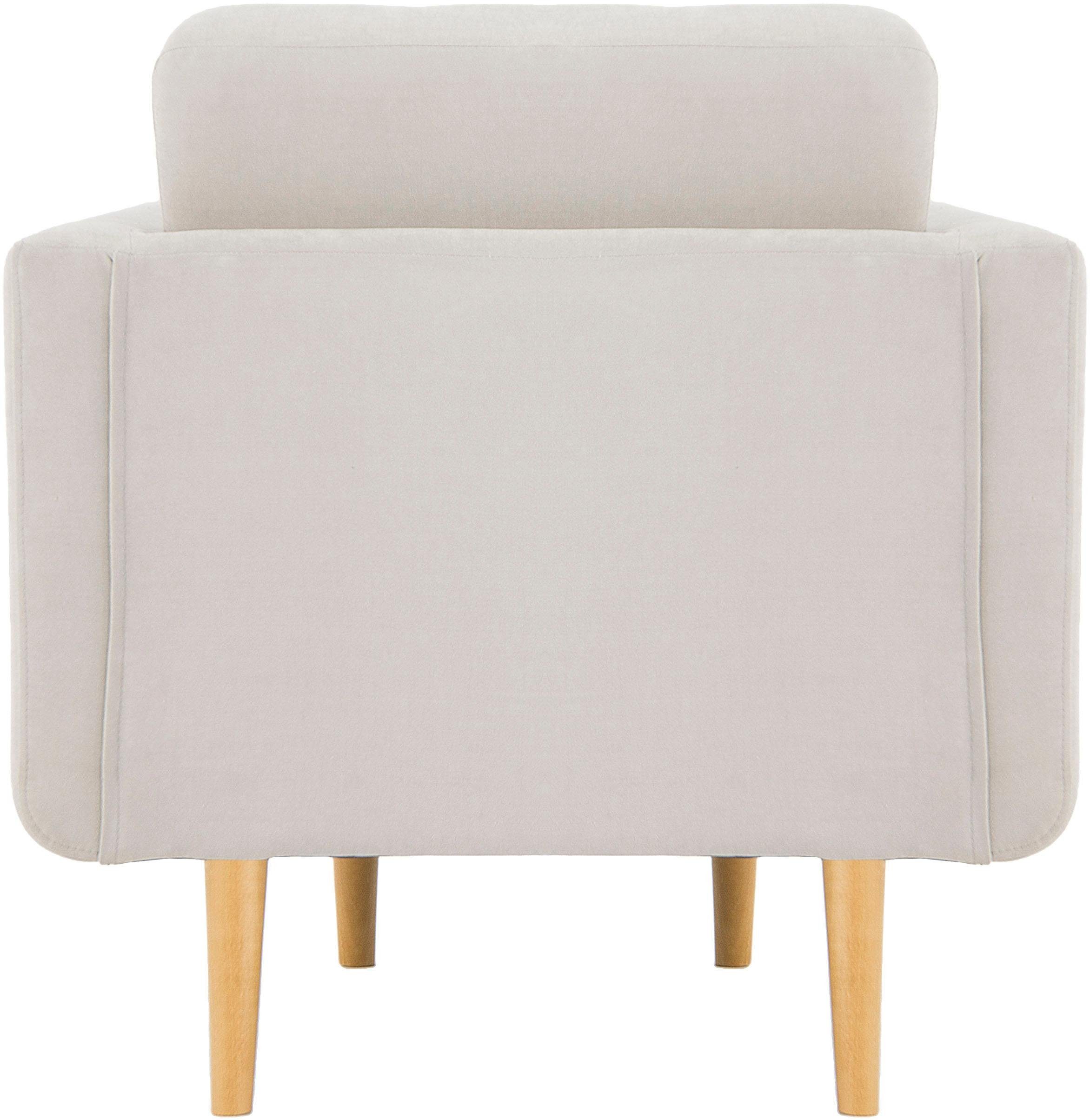 Home affaire Fauteuil Brest met capitonnage en stiksels achter, strak design