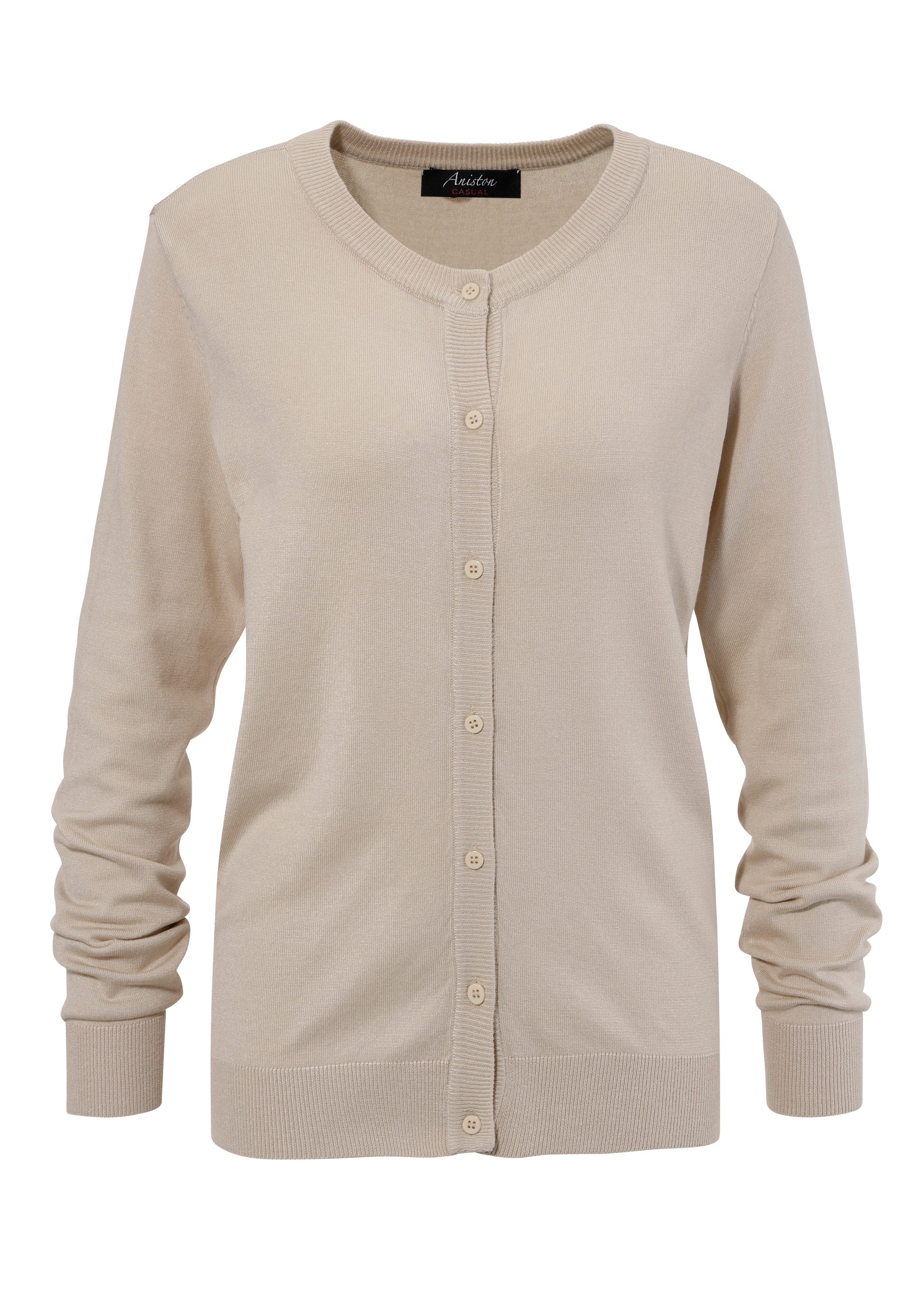 Aniston CASUAL Vest met ronde hals - nieuwe collectie