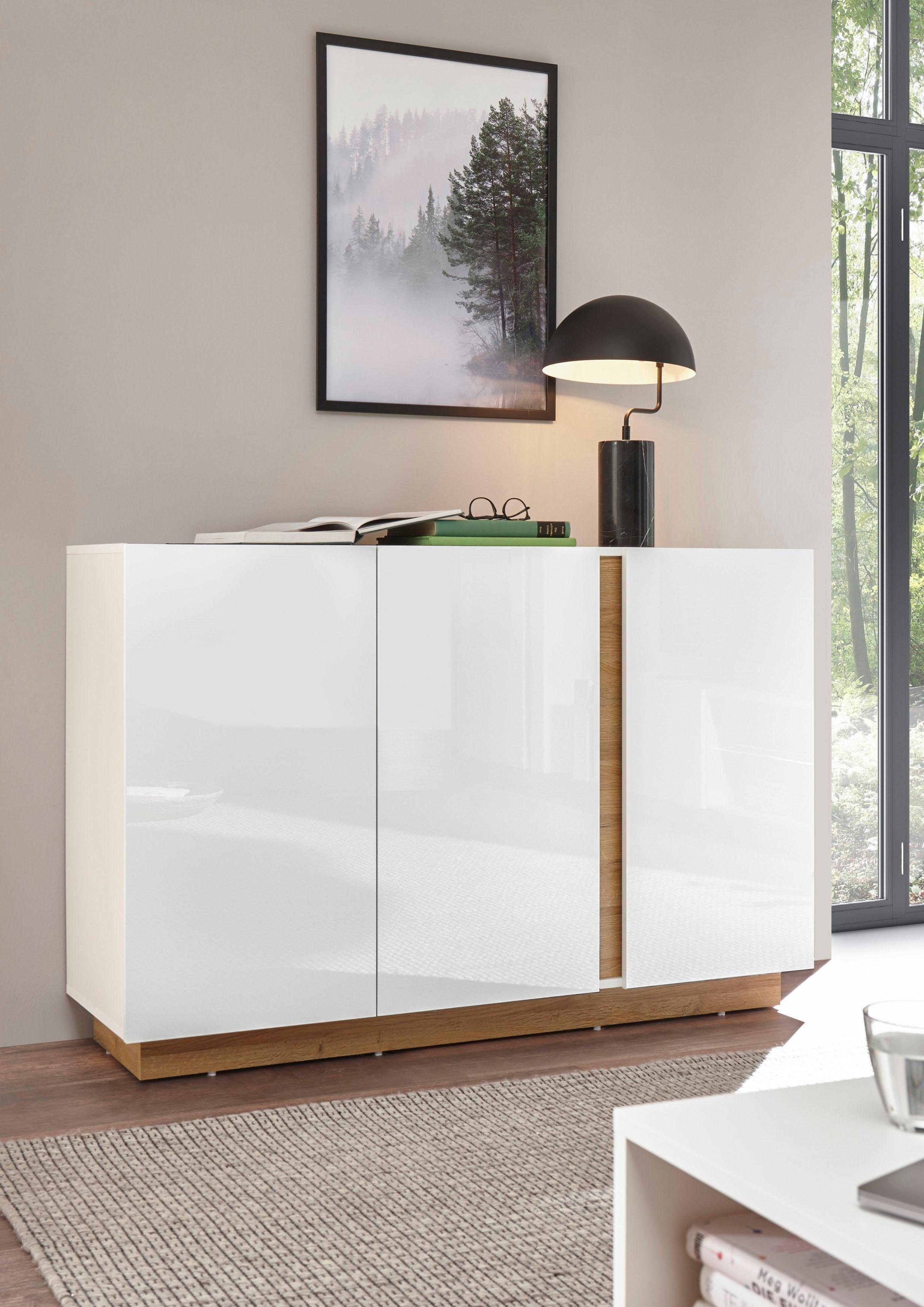INOSIGN Dressoir CLAiR dressoir 52 dressoirs maat 138x40x91 cm wit