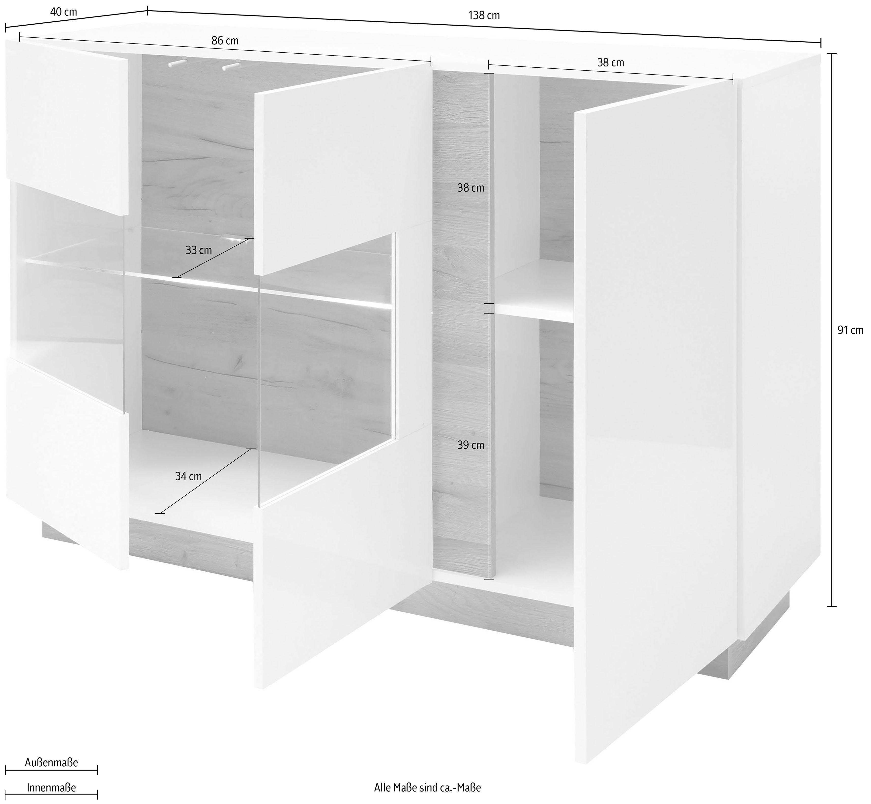 INOSIGN Dressoir CLAiR dressoir 51