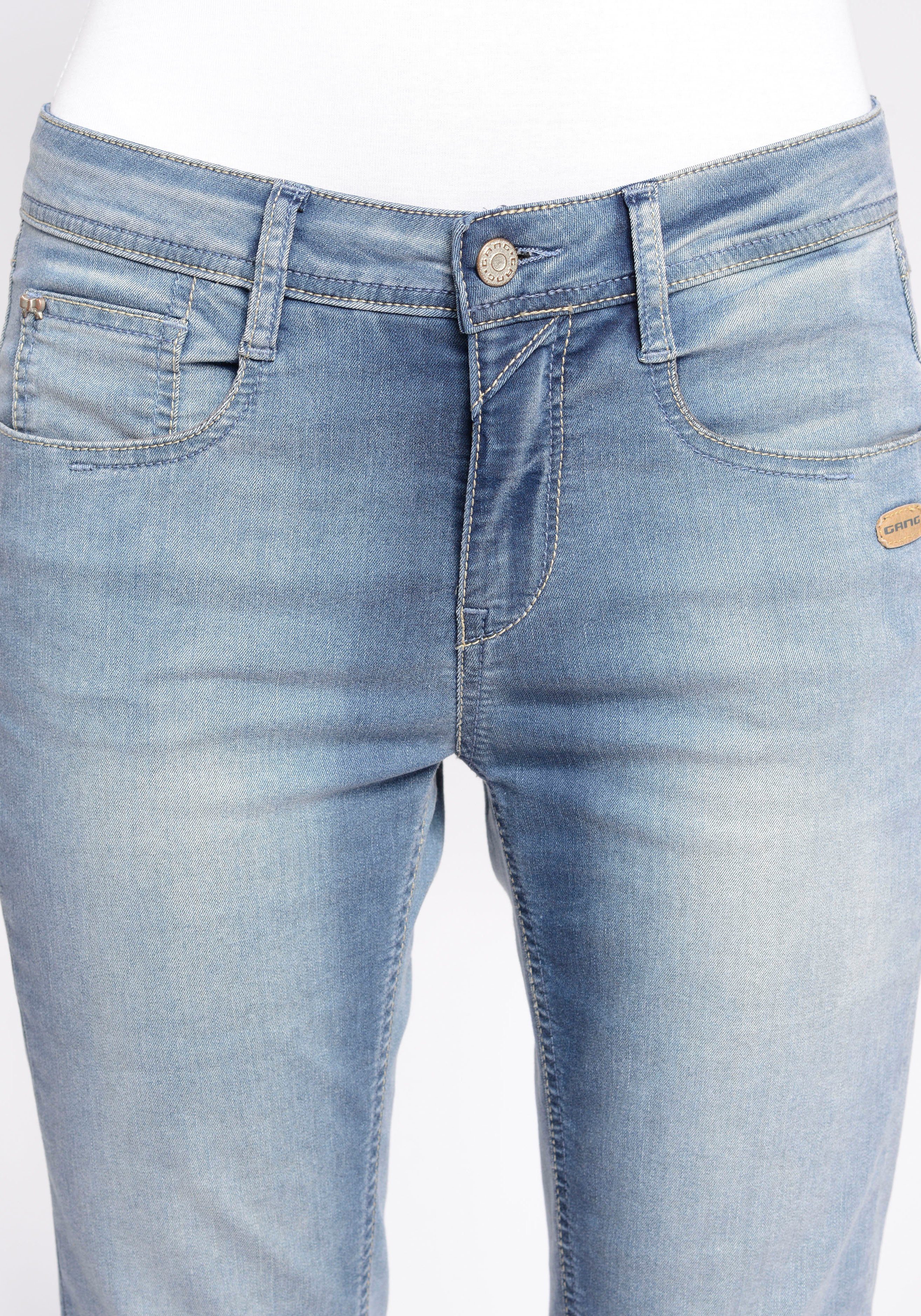 GANG Relax fit jeans 94AMELIE in coole used-wassing