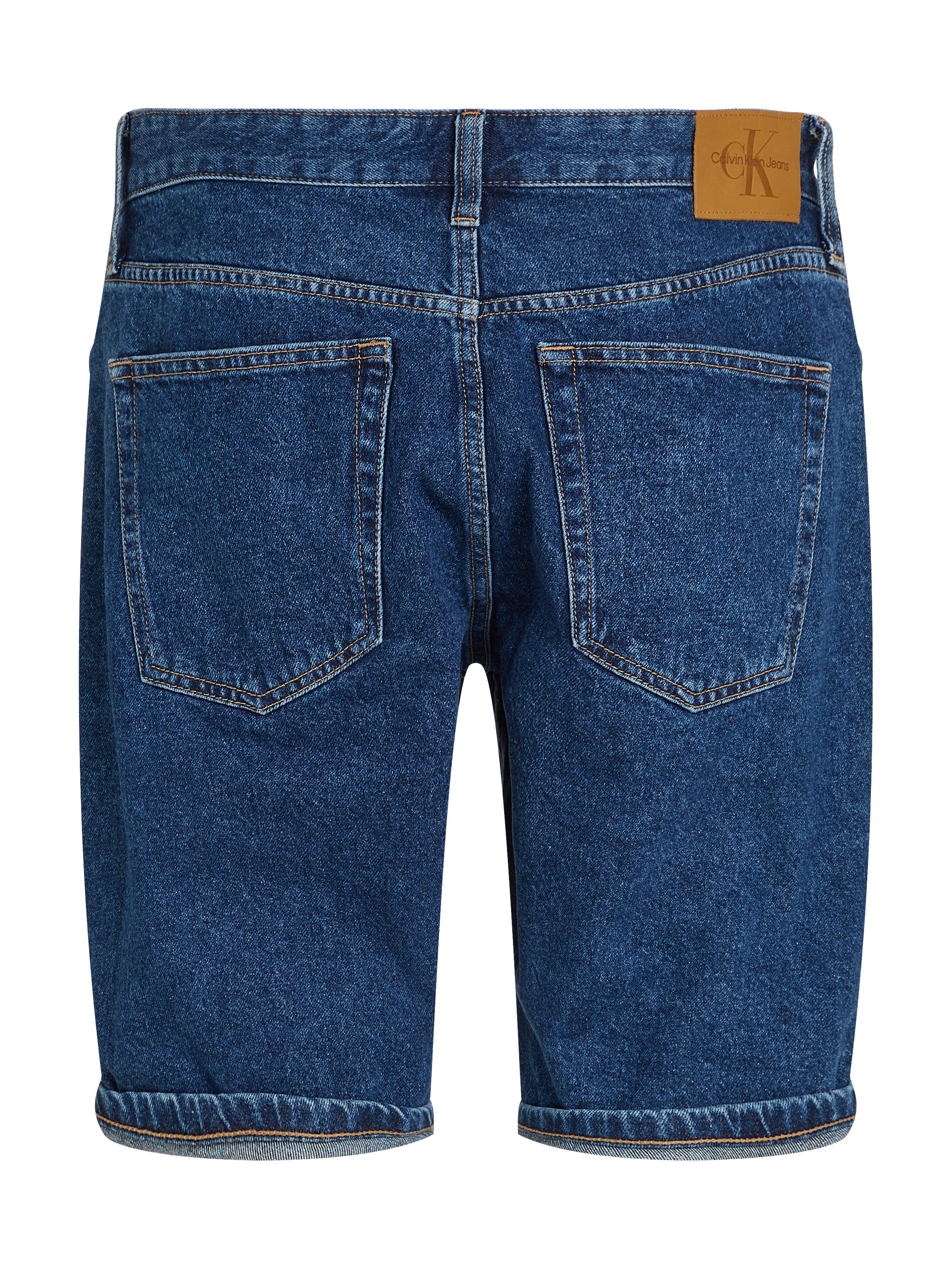 Calvin Klein Short REGULAR SHORT in donkerblauwe wassing