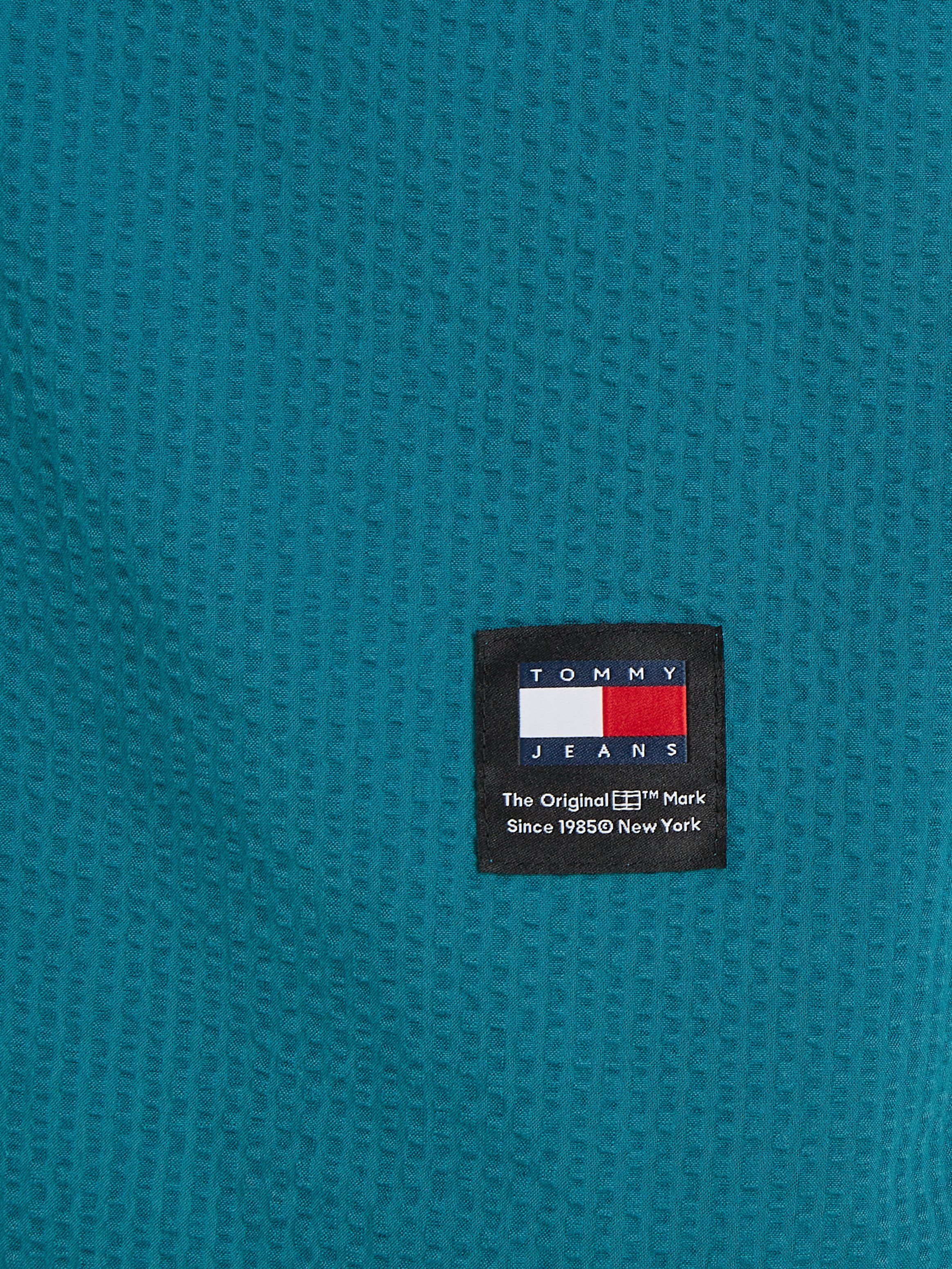 TOMMY JEANS Overhemd met korte mouwen TJM RLX SEERSUCKER CAMP SHIRT