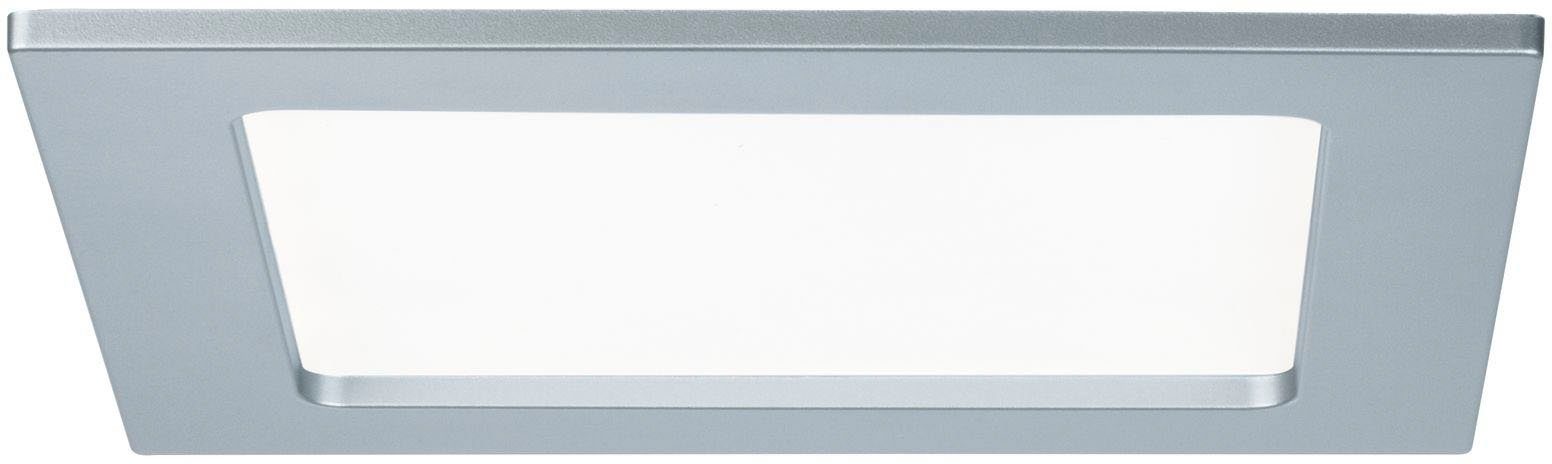 Paulmann Led-paneel LED Inbouwpaneel vierkant 165x165mm 12W 4.000K Chroom mat (1 stuk)