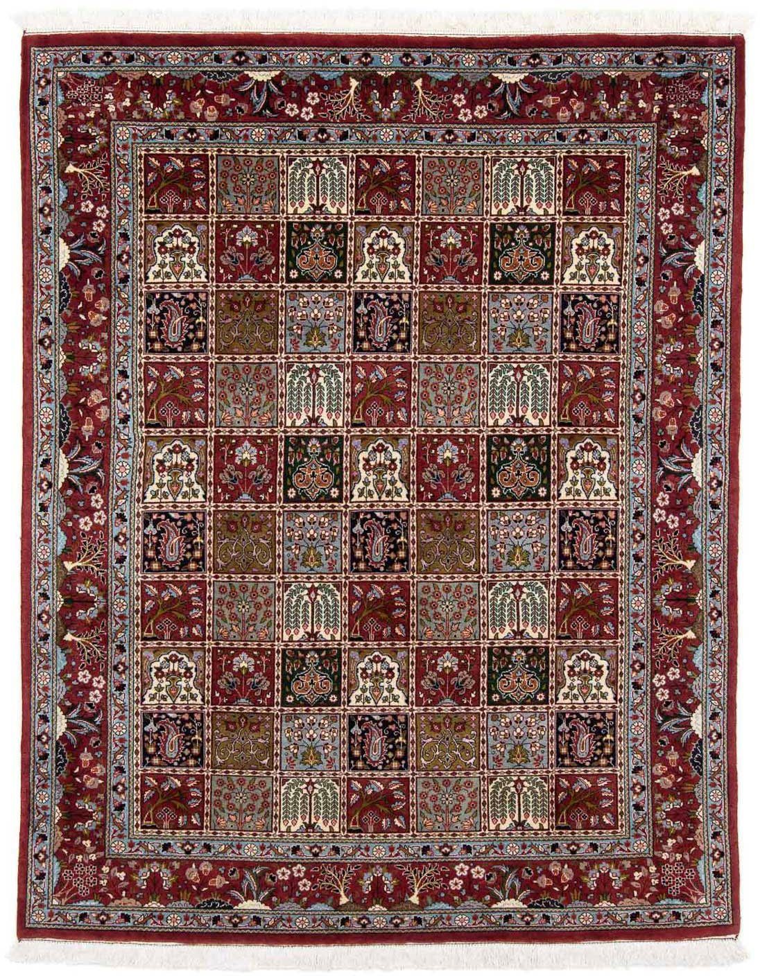 morgenland Wollen kleed Moud velden 237 x 178 cm Uniek exemplaar met certificaat