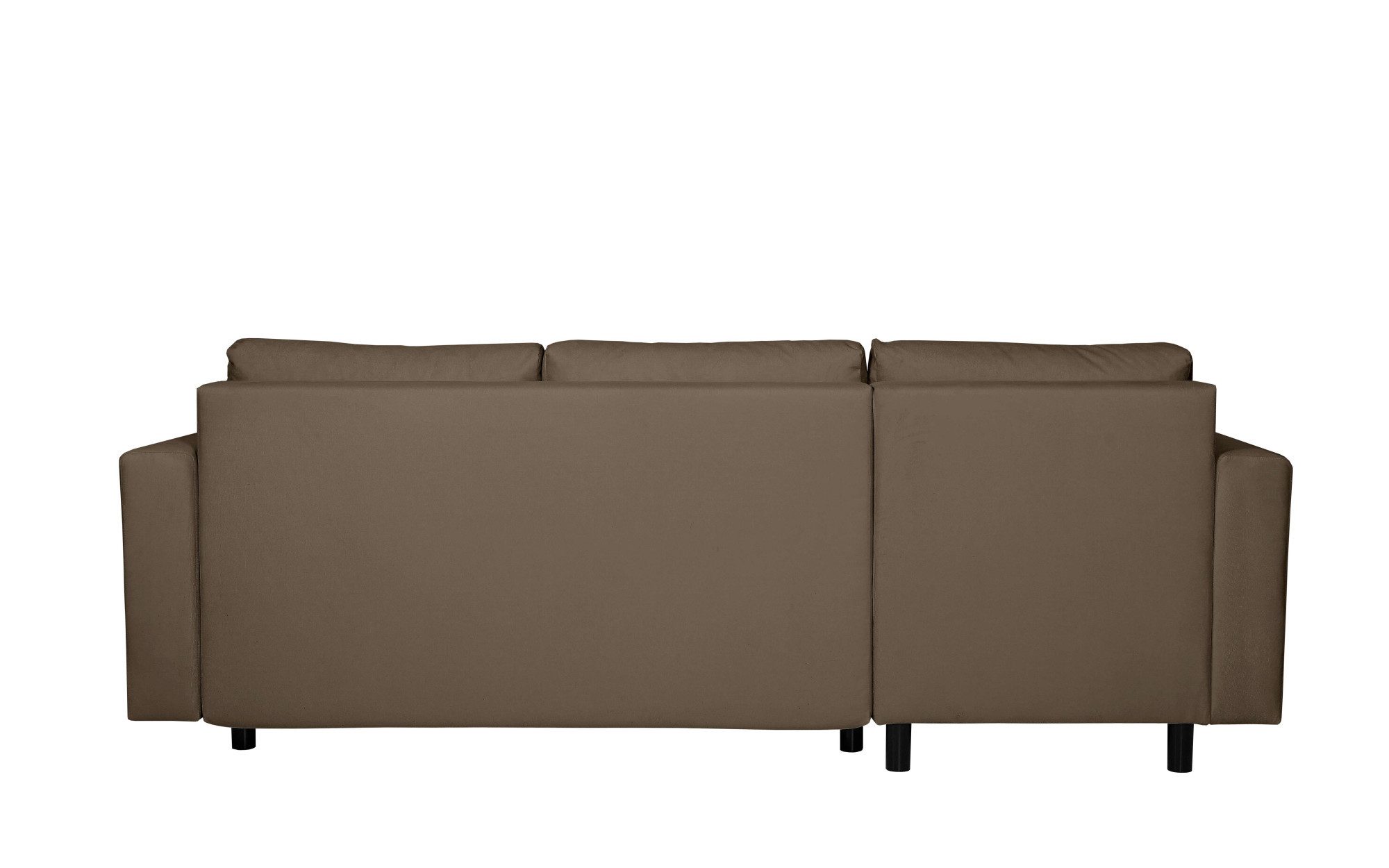 INOSIGN Hoekbank GLENOE slaapbank met bedlade, ottomane aan beide zijden te monteren L-vorm, afmetingen B/D/H: 230/135/84,5 cm, velvet & zachte structuur