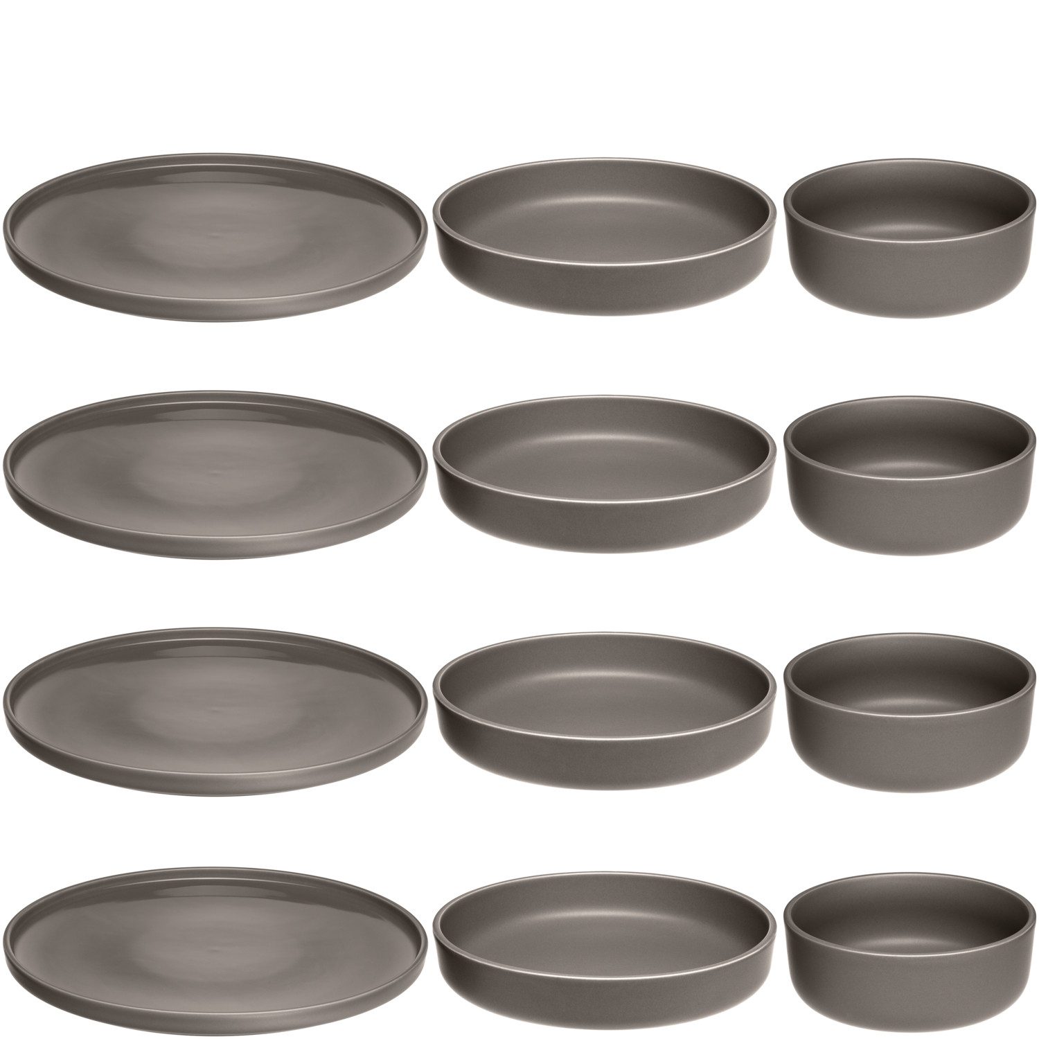LEONARDO Servies ROMA, Servies, 12-delig Servies, geschikt voor de vaatwasser (set, 12-delig)