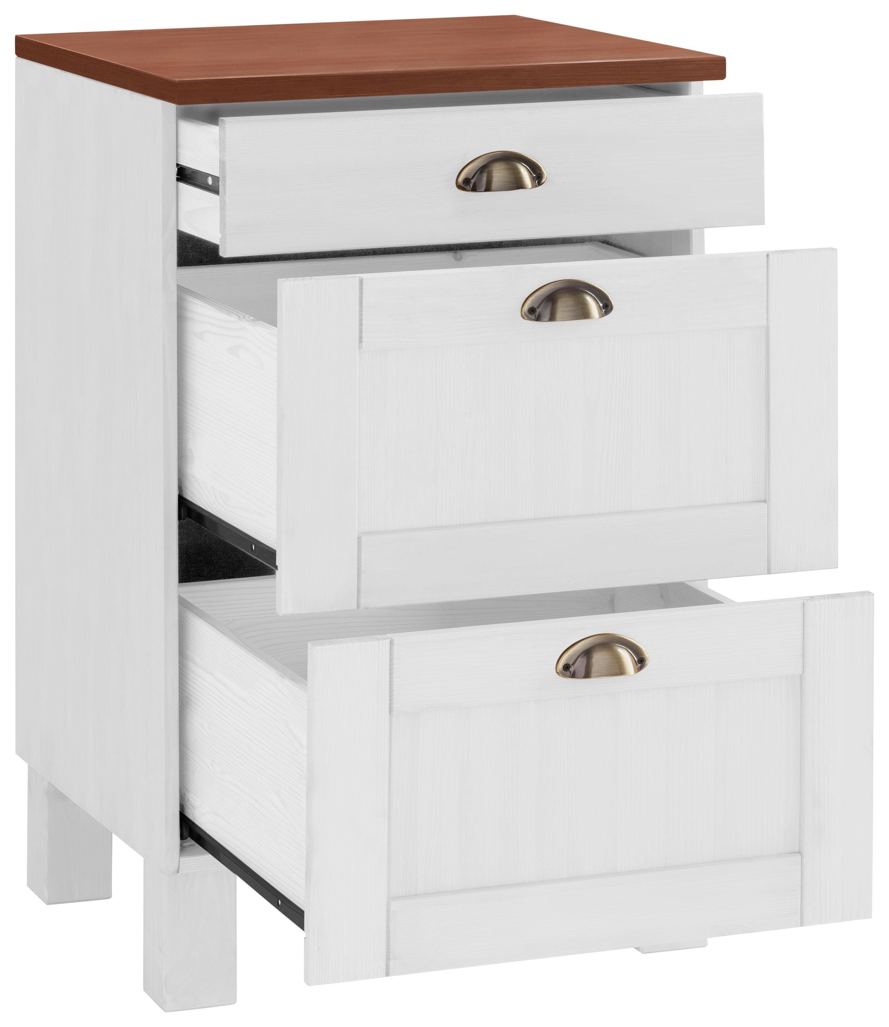 Home affaire Onderkast Oslo 50 cm breed, in 2 diepten, met 23 mm werkblad, 3 laden