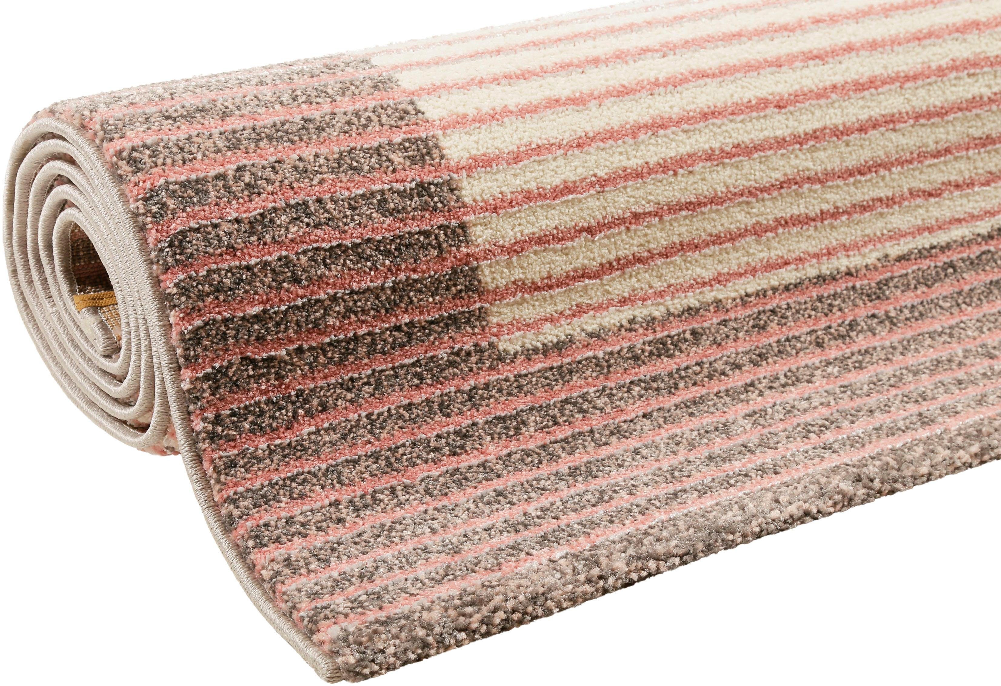 Wecon Home Vloerkleed Velvet Flow Korte pool, woonkamer