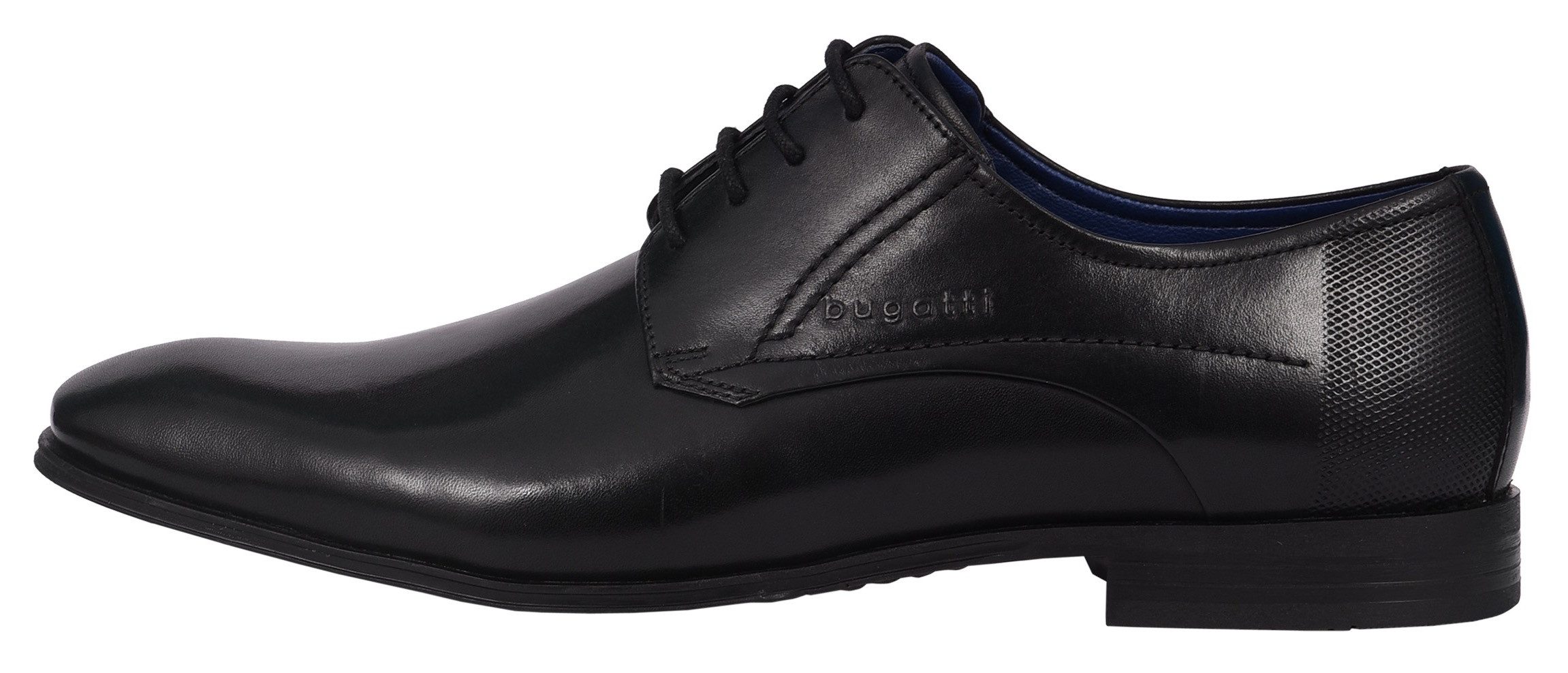 Bugatti Veterschoenen , blokhak, avondschoen, zakelijke schoen, feestdag schoen, logo-embossing