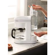 kitchenaid filterkoffieapparaat 5kcm1208ewh wit, 1,7 l, classic drip-koffiezetapparaat met spiraalvormige watertuit wit