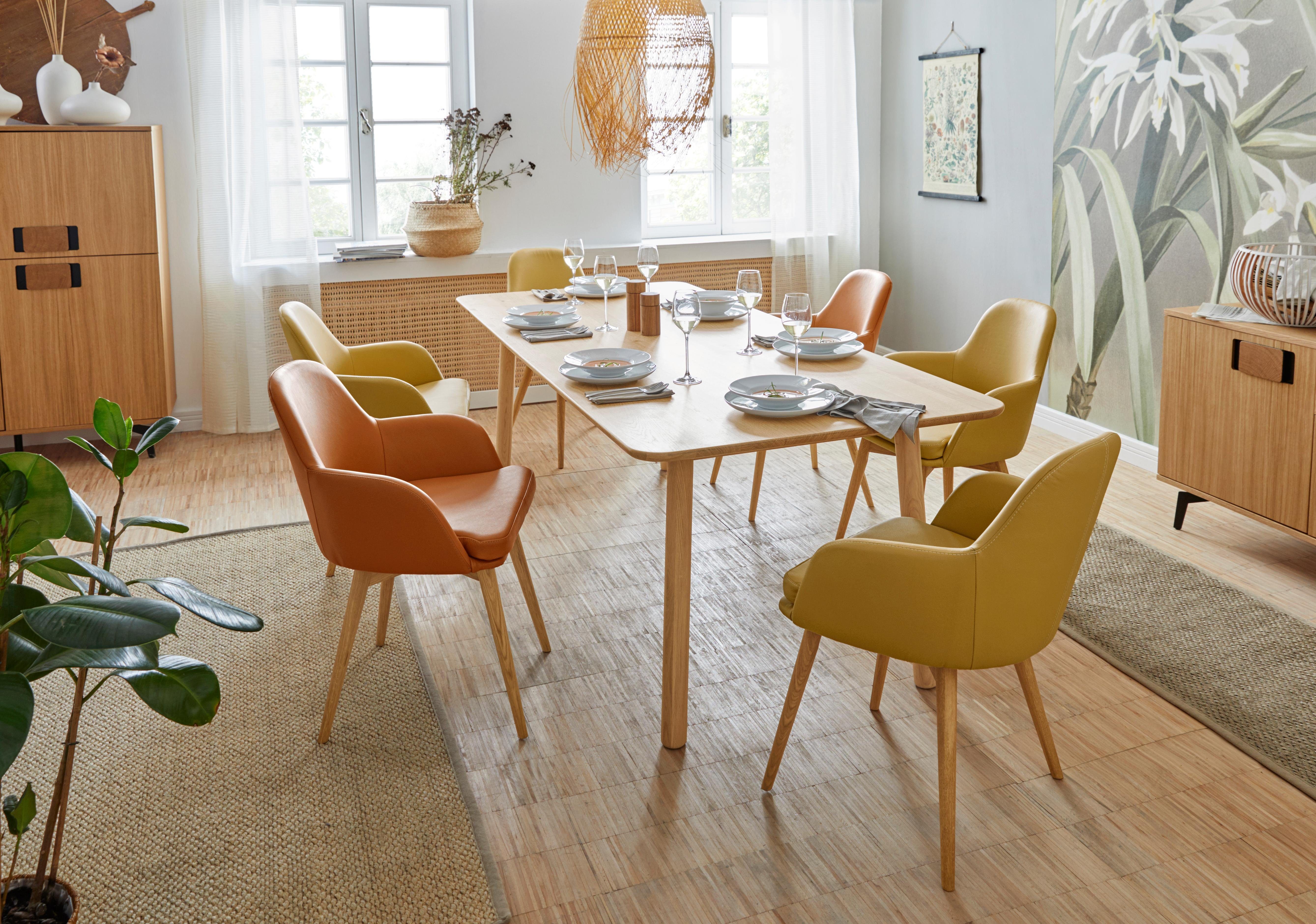 Home affaire Stoel met armleuningen Livry Stoel, kuipstoel (set, 2 stuks)