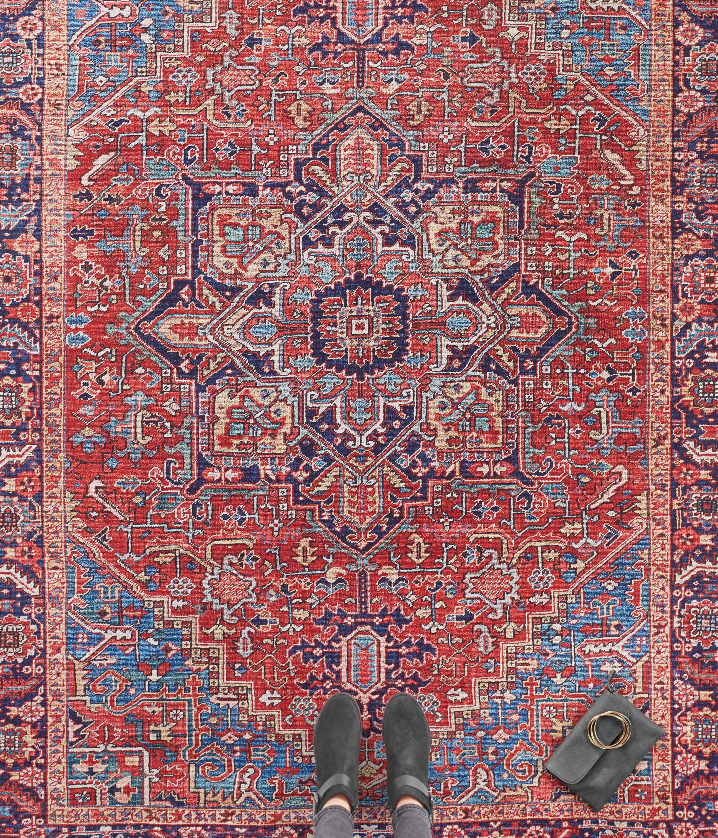 NORTHRUGS Vloerkleed AMATA Oosters, loper, vintage, woonkamer, slaapkamer, eetkamer