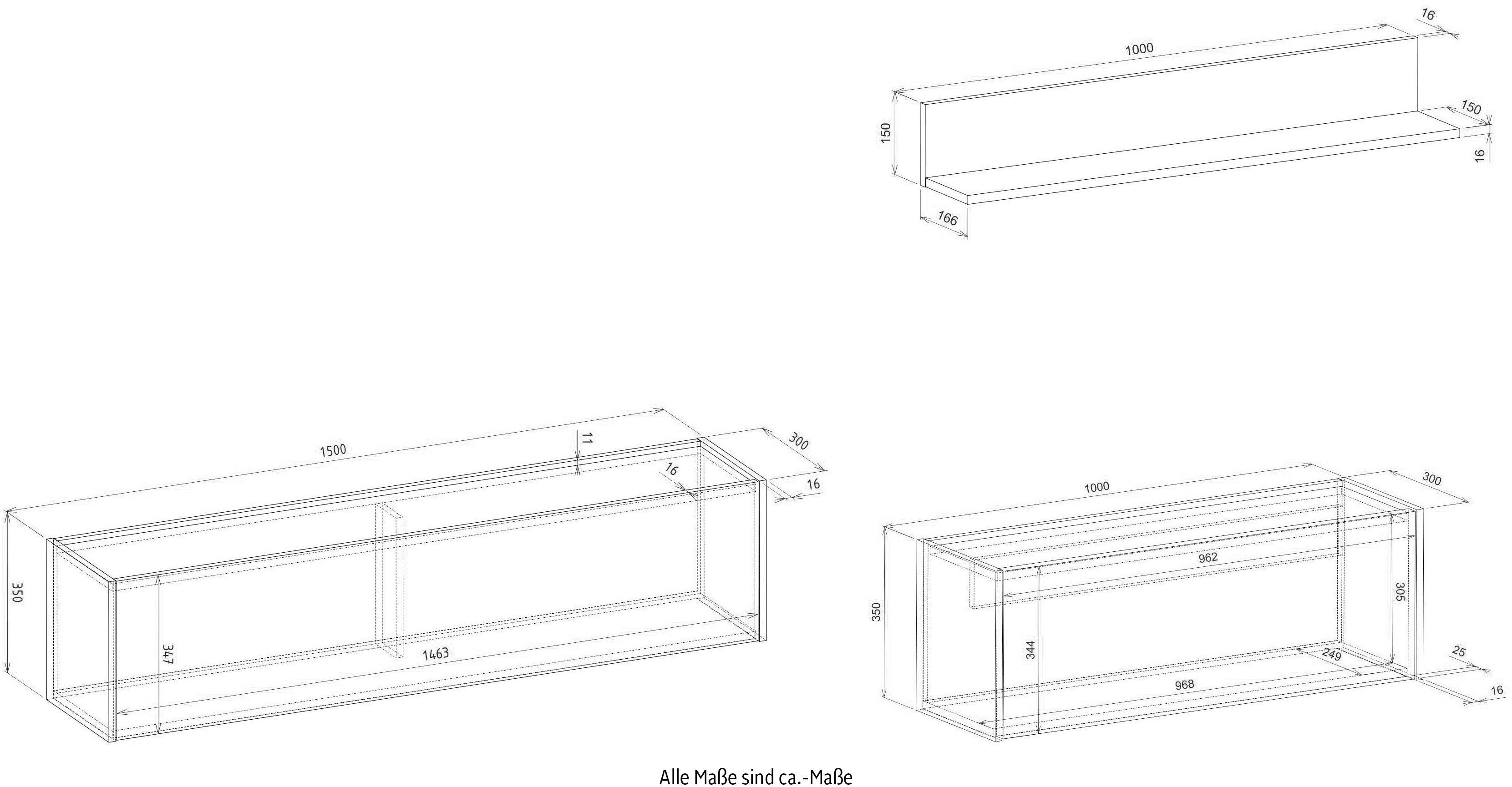 INOSIGN Set kantoormeubelen City/Giron Thuiskantoor (set, 3-delig)