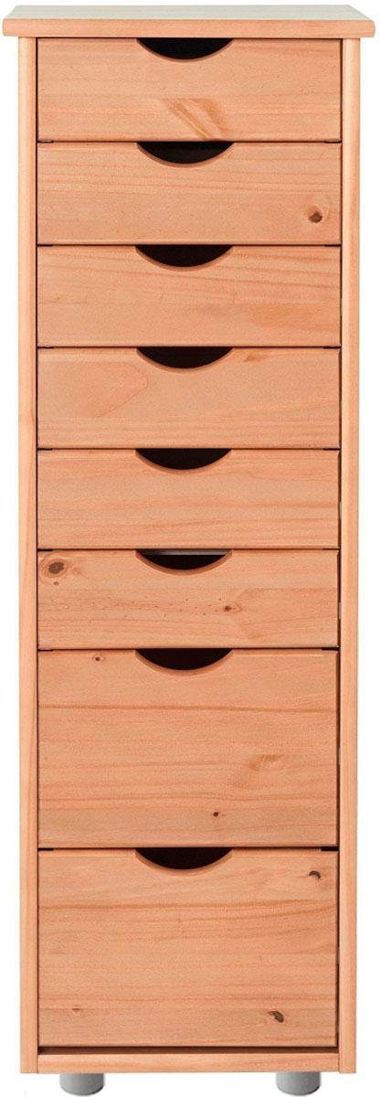 INOSIGN Kast Gava massief grenenhout, met vele opbergmogelijkheden, breedte 34 cm