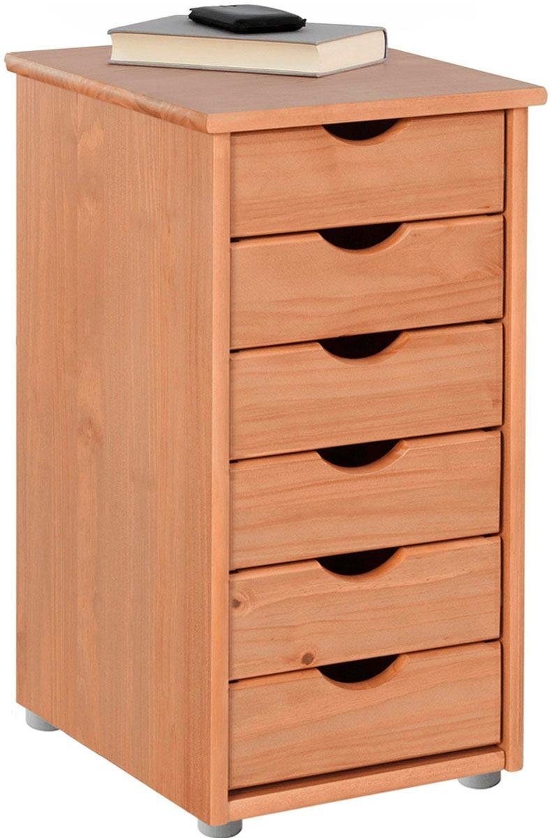 INOSIGN Kast Gava van massief grenenhout, met opbergmogelijkheden, breedte 39 cm