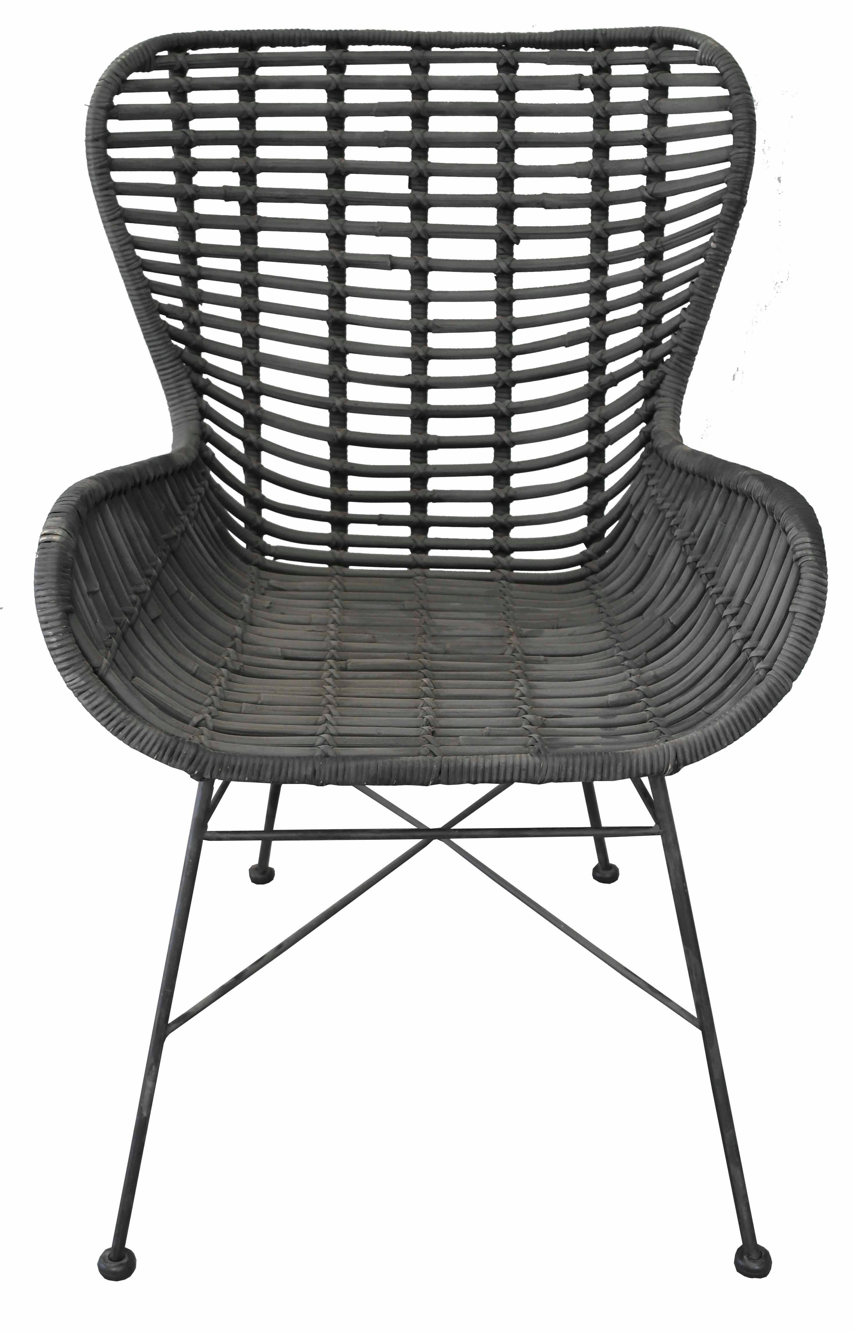 SIT Fauteuil Sit&Chairs met gebogen armleuningen, in zwart of ecru, shabby chic