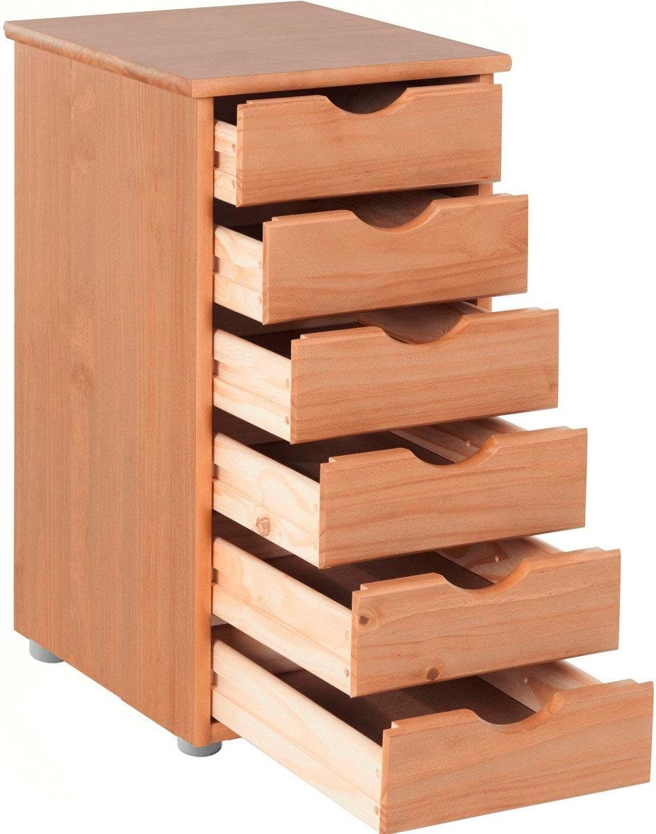 INOSIGN Kast Gava van massief grenenhout, met opbergmogelijkheden, breedte 39 cm