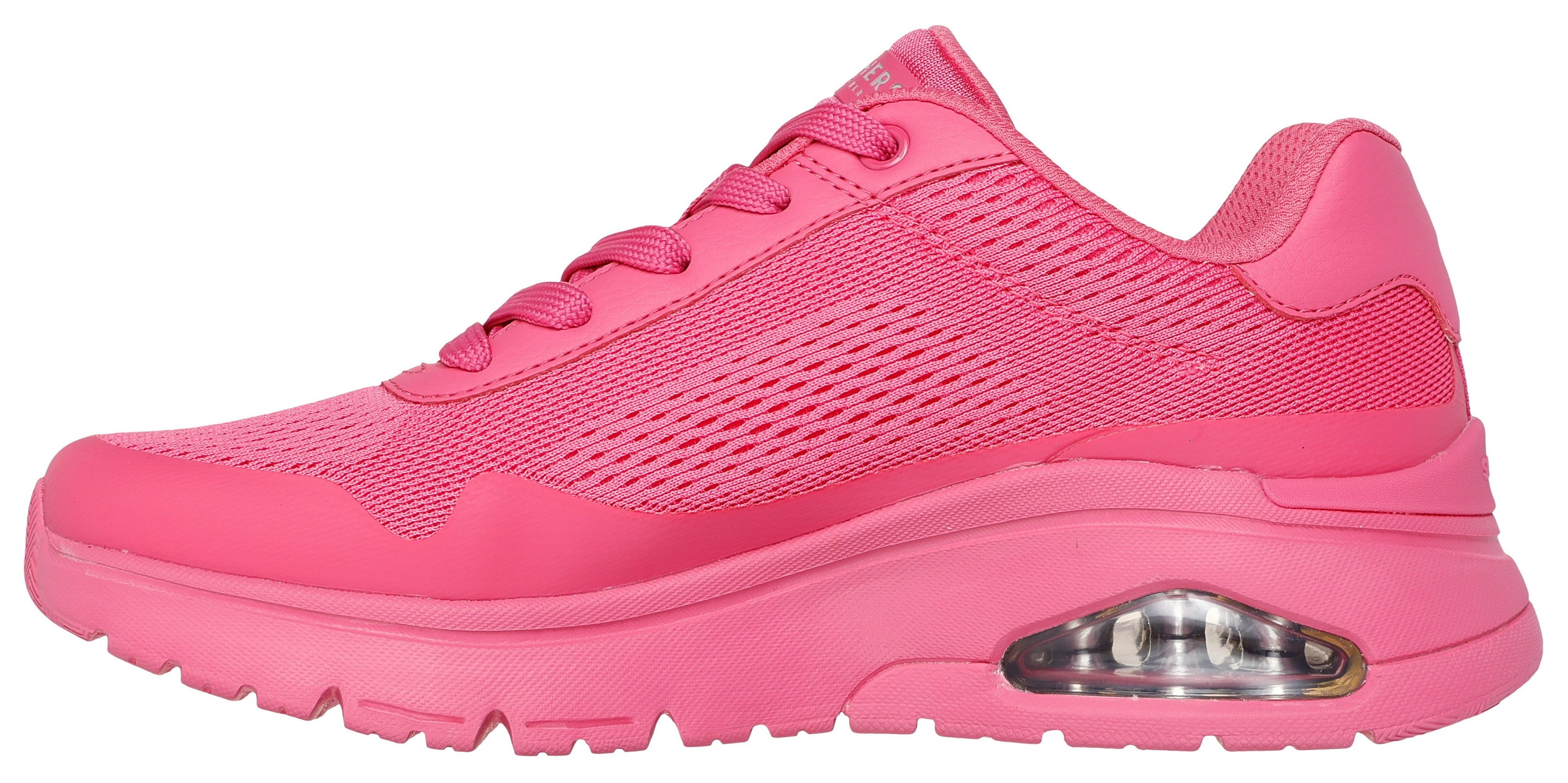 Skechers Sneakers UNO FLEX-UNO FRESH ONE , neon schoen, sneaker, wig sneaker met plateausool