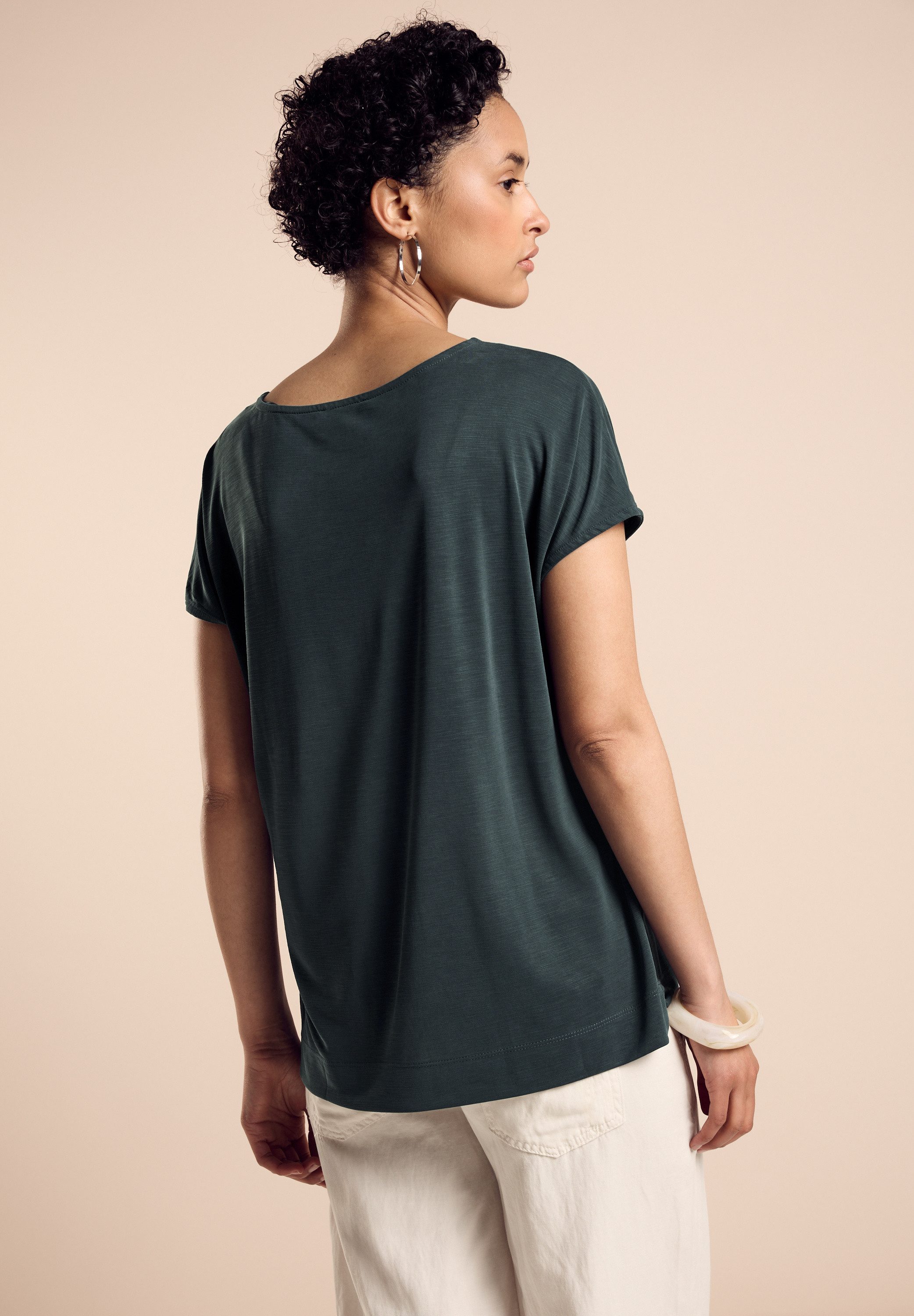 STREET ONE Shirttop met belettering