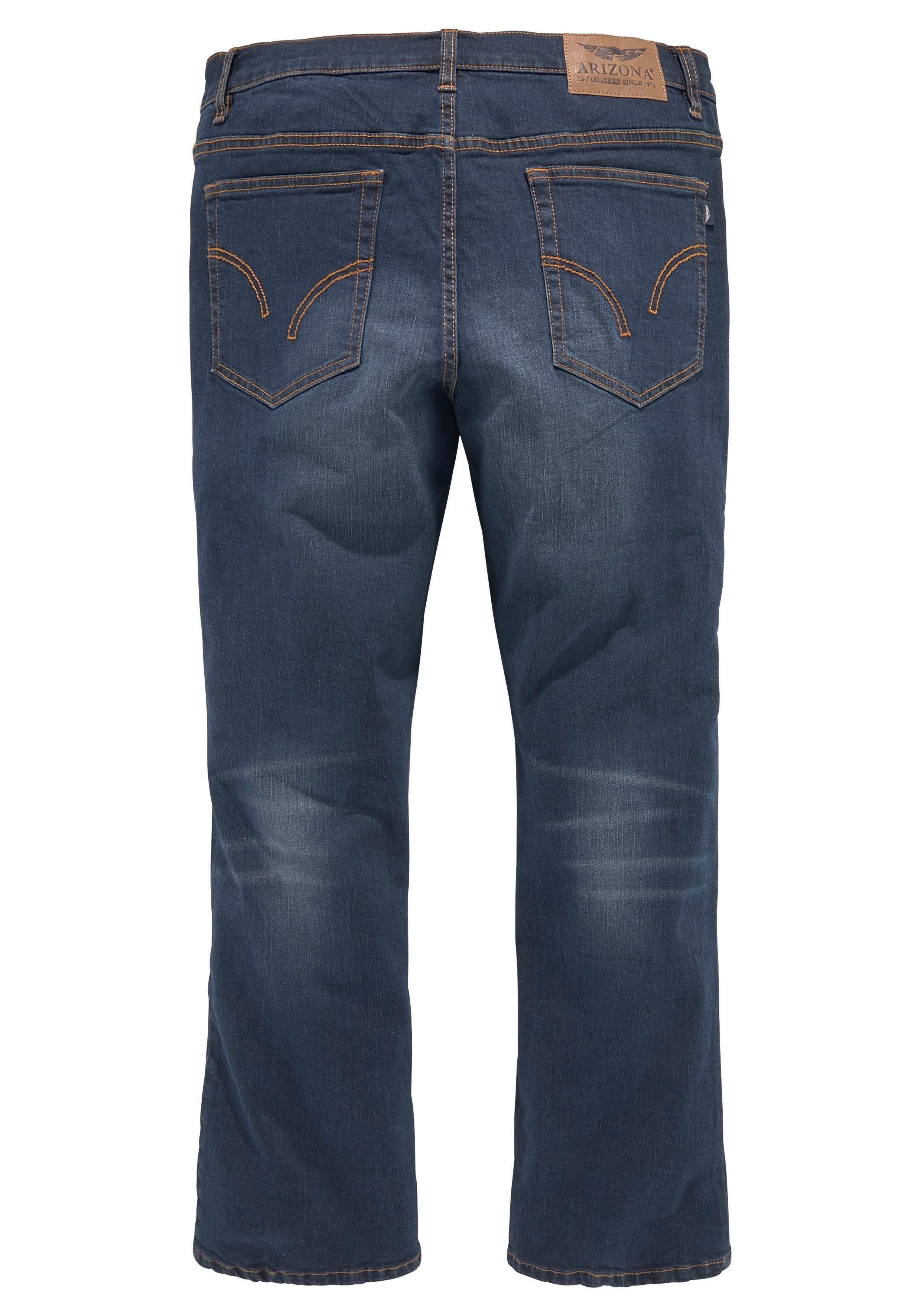 Arizona Bootcut jeans MIKE uitlopende broek, lage taillehoogte, stretchkwaliteit