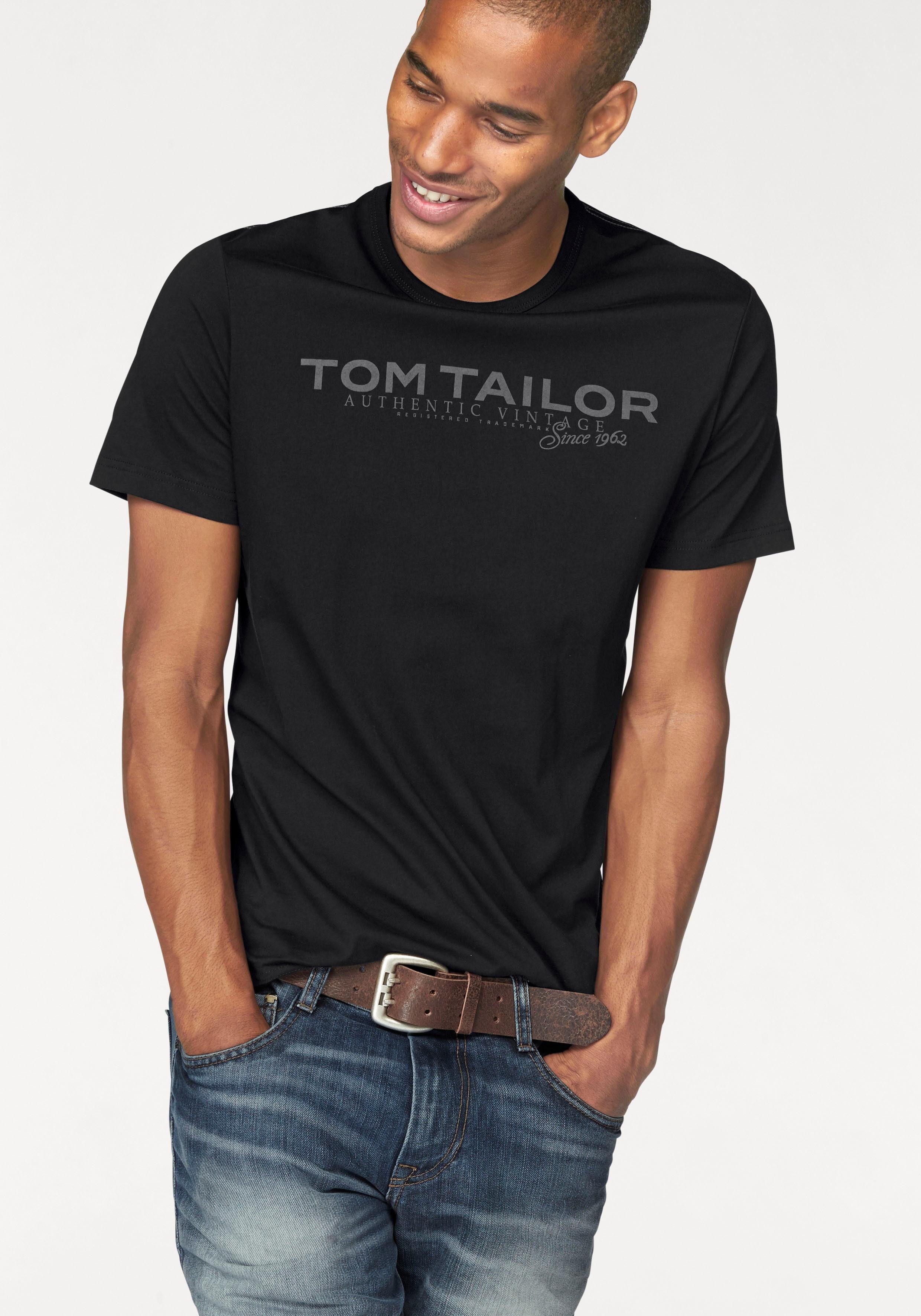 NU 20% KORTING: Tom Tailor T-shirt met logoprint