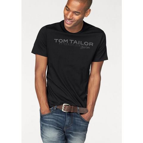 NU 20% KORTING: Tom Tailor T-shirt met logoprint