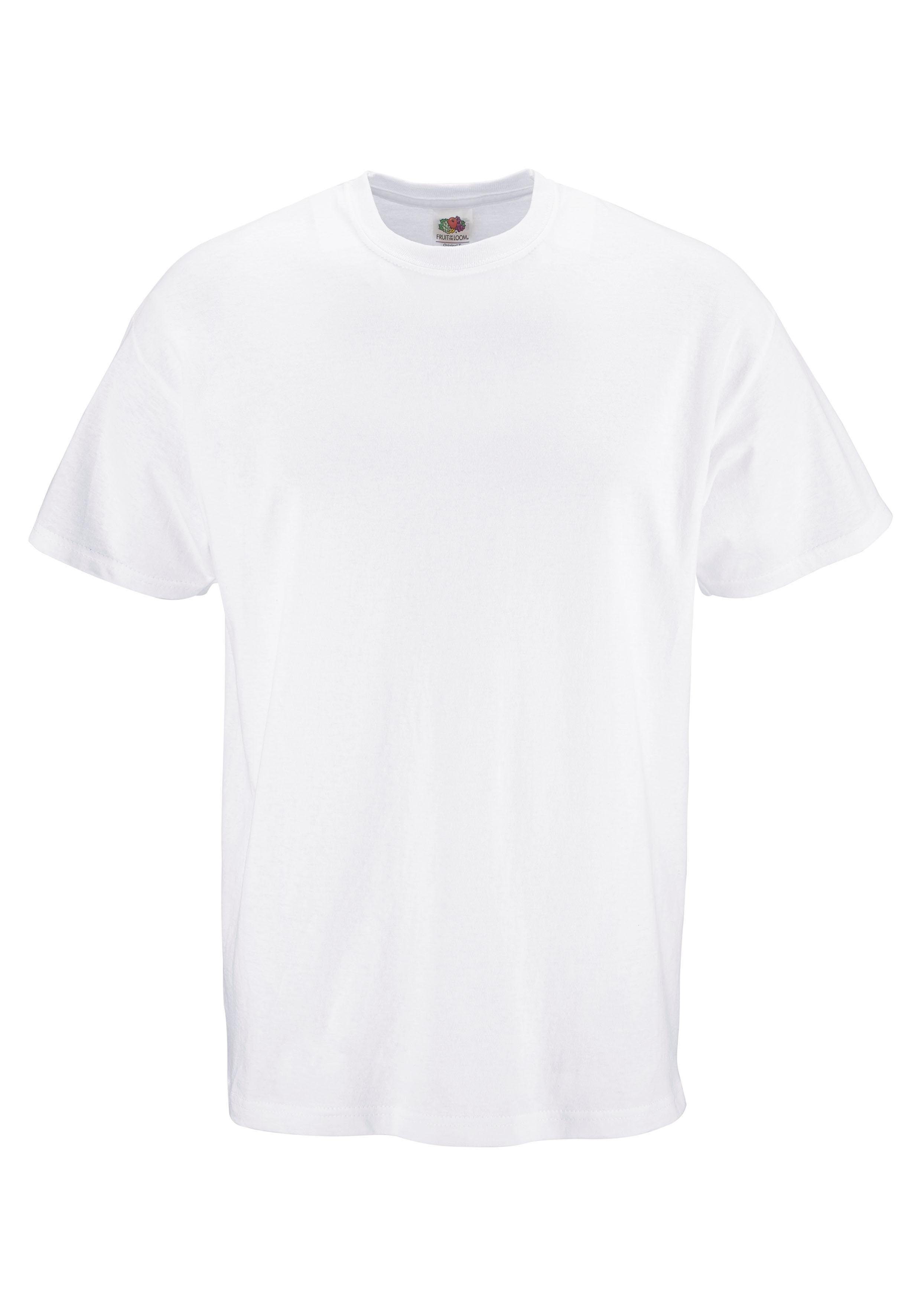 Fruit of the Loom T-shirt Zes stuks in verschillende kleurcombinaties (6-delig, Set van 6)