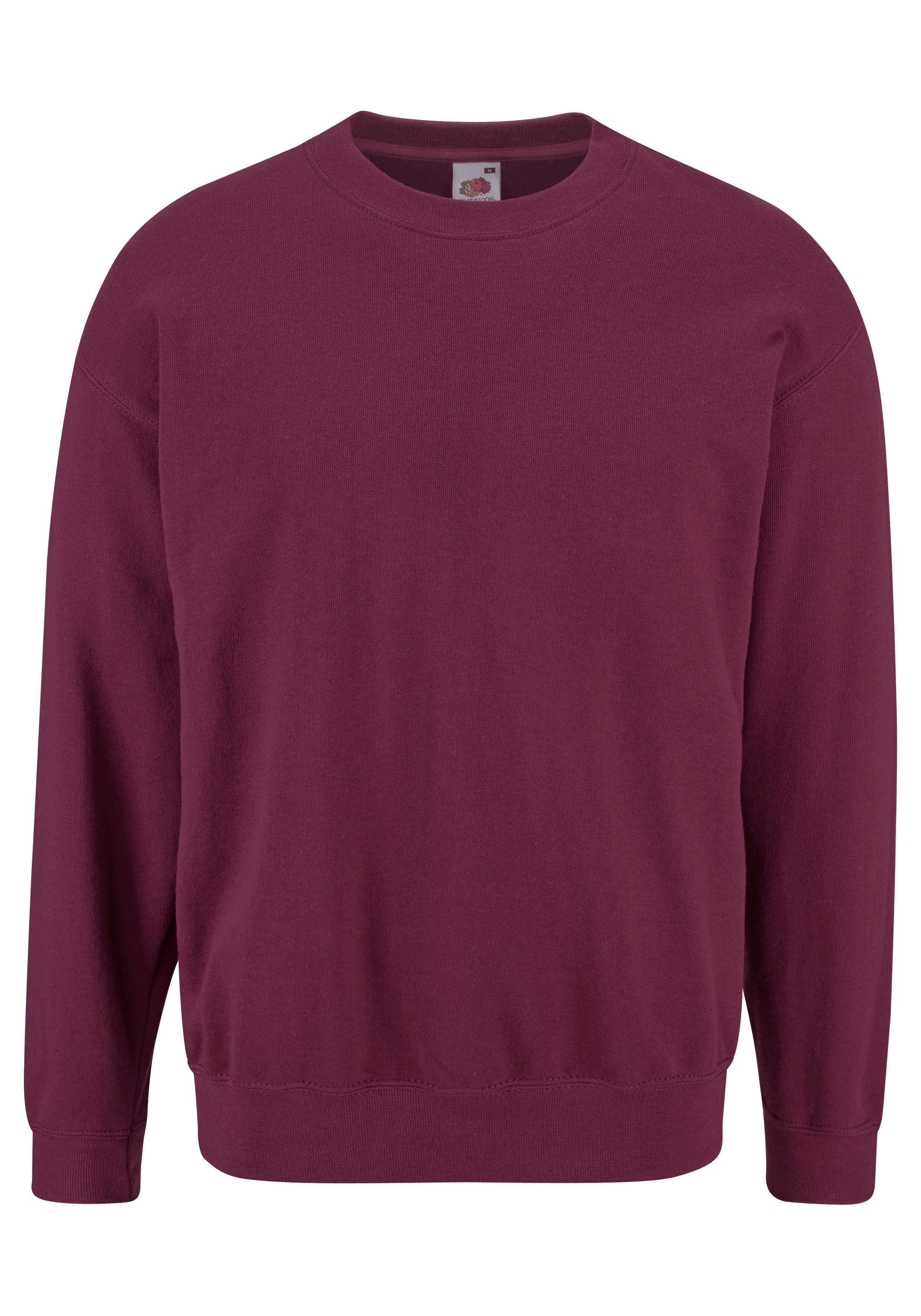 Fruit of the Loom Sweatshirt in een unikleurig design