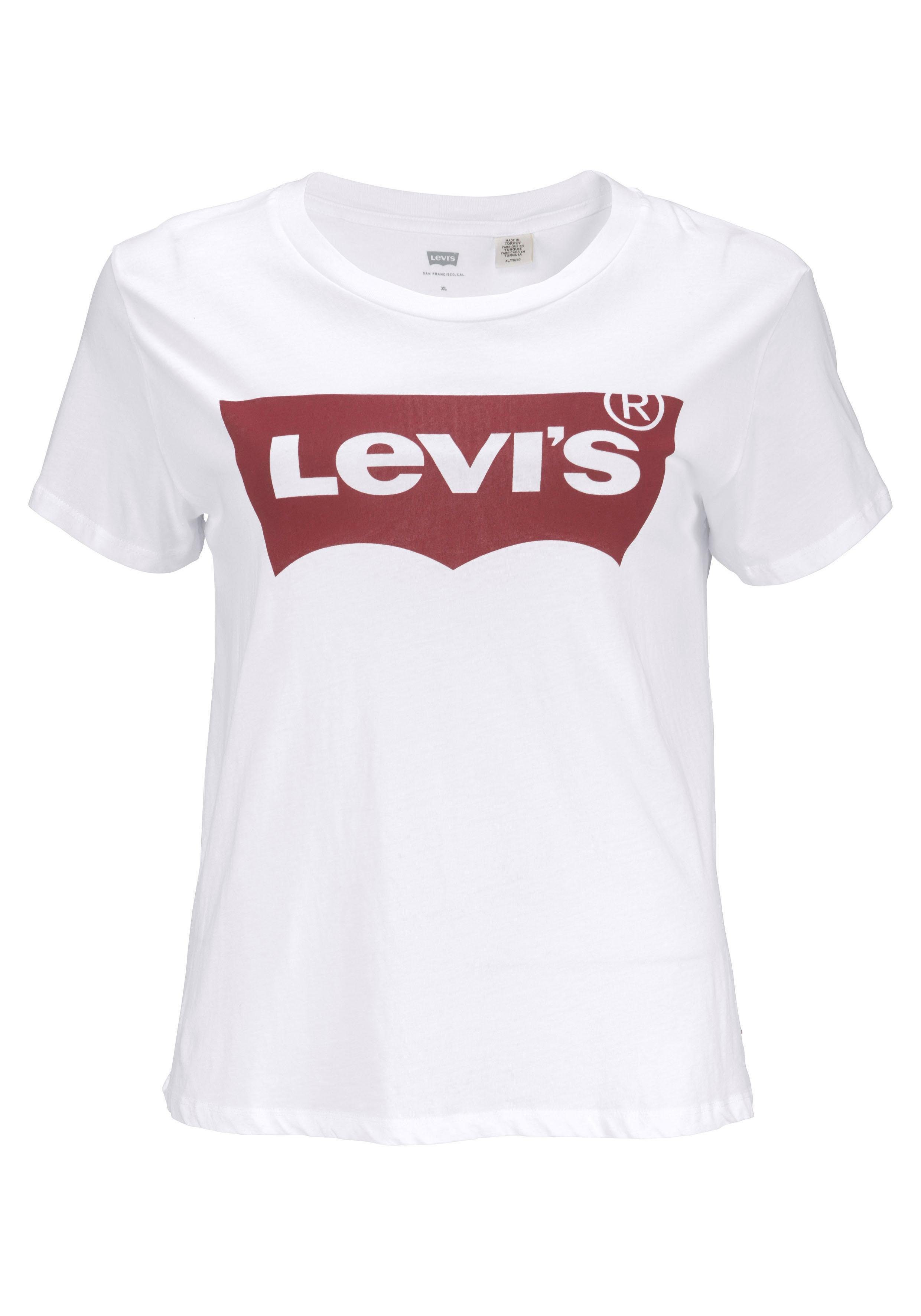 Levi's® Plus T-shirt Perfect Tee met batwing-logo