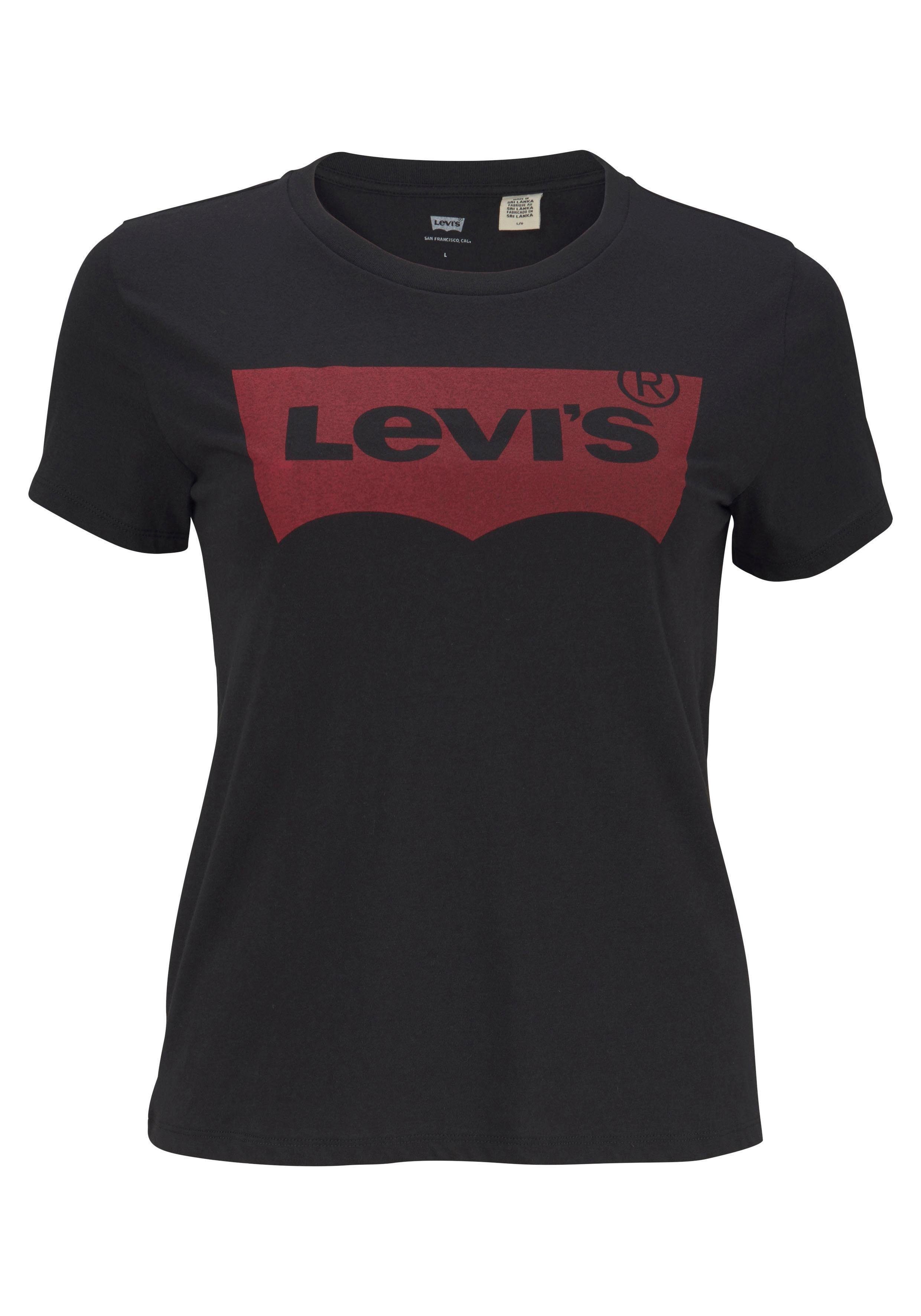 Levi's® Plus T-shirt Perfect Tee met batwing-logo
