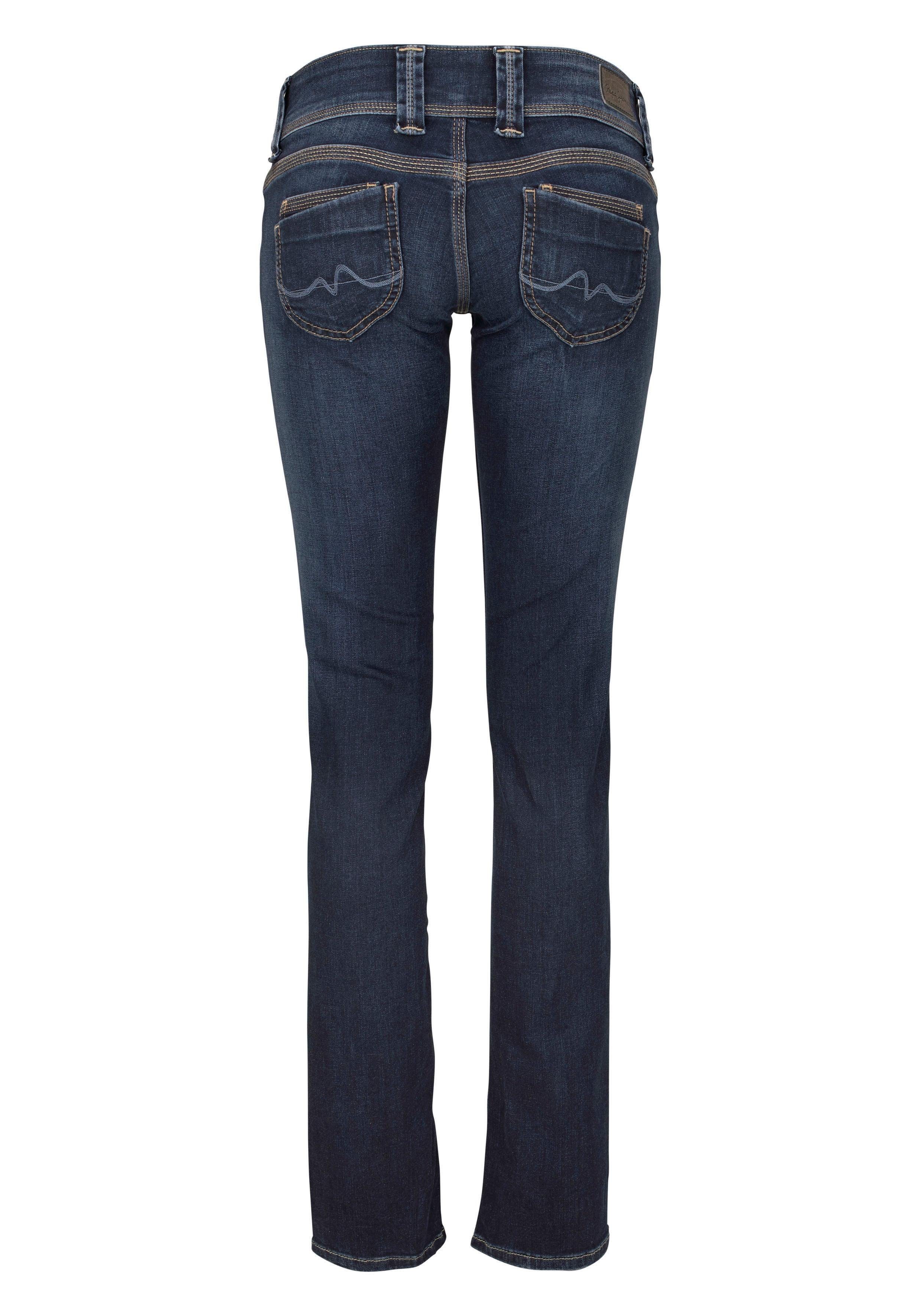 Pepe Jeans Straight jeans VENUS met badge