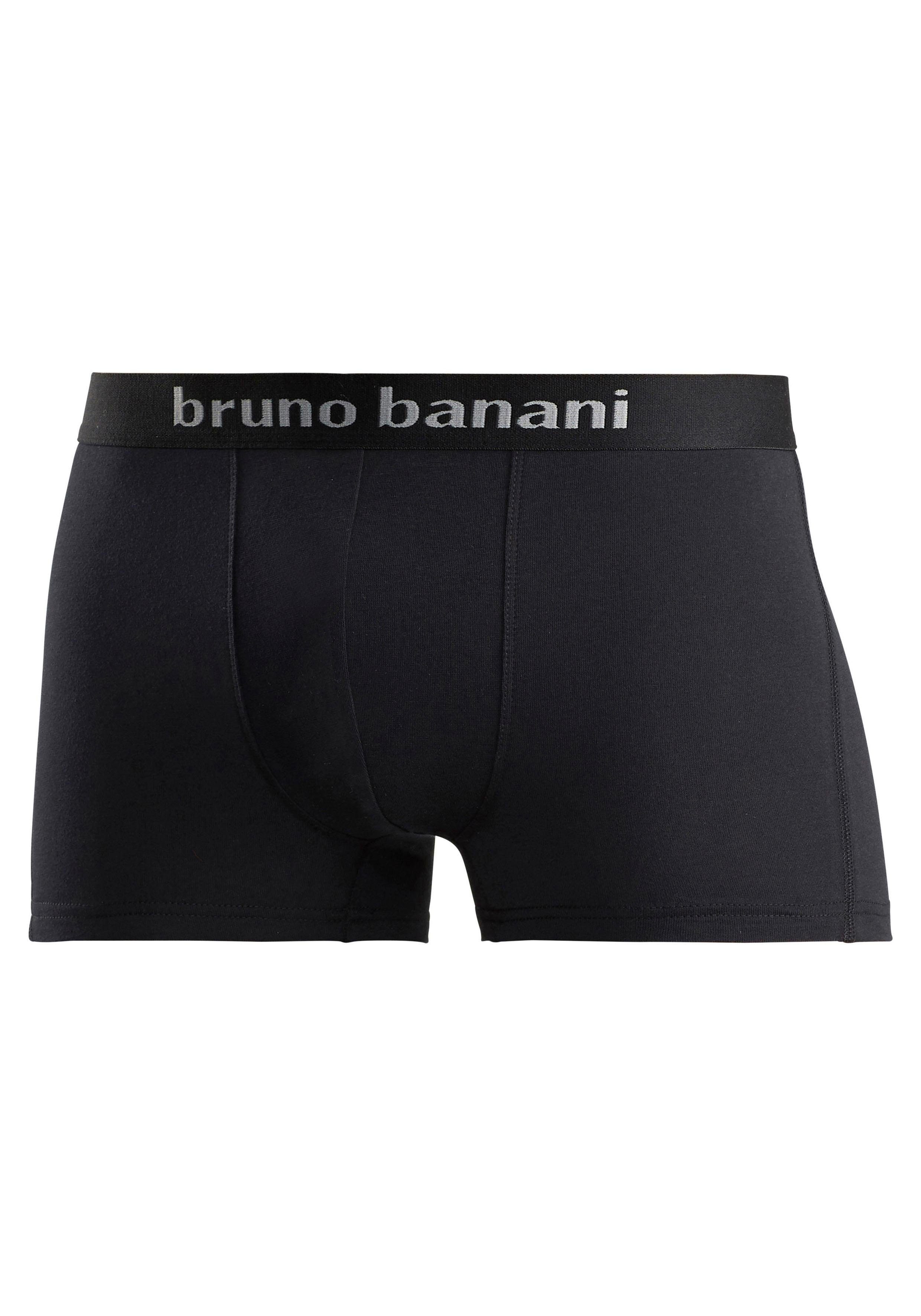 Bruno Banani Boxershort voor heren met gekleurd merkopschrift bij de boord (set, 4 stuks)