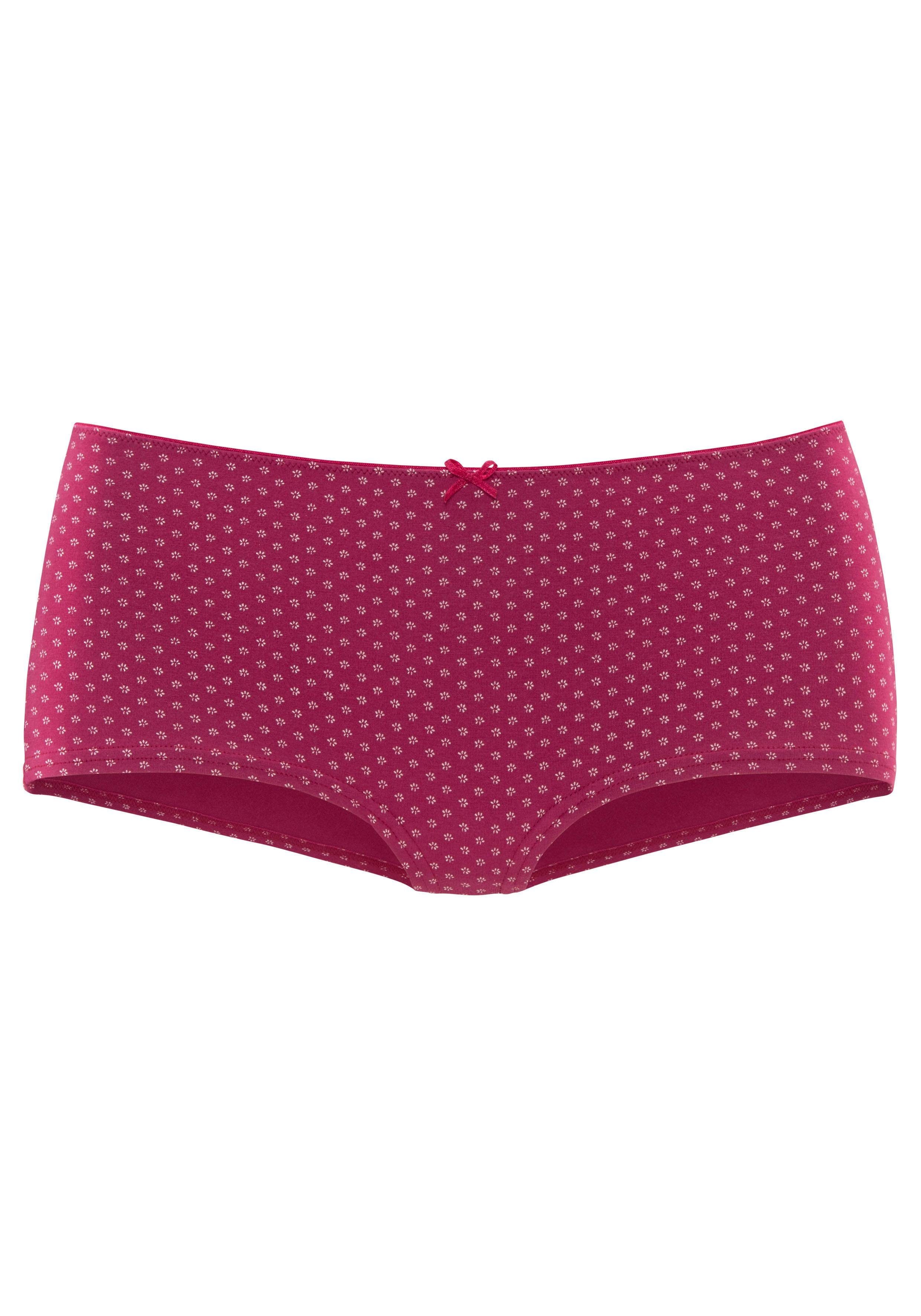 s.Oliver RED LABEL Beachwear Hipster van elastisch katoen (4 stuks, Set van 4)