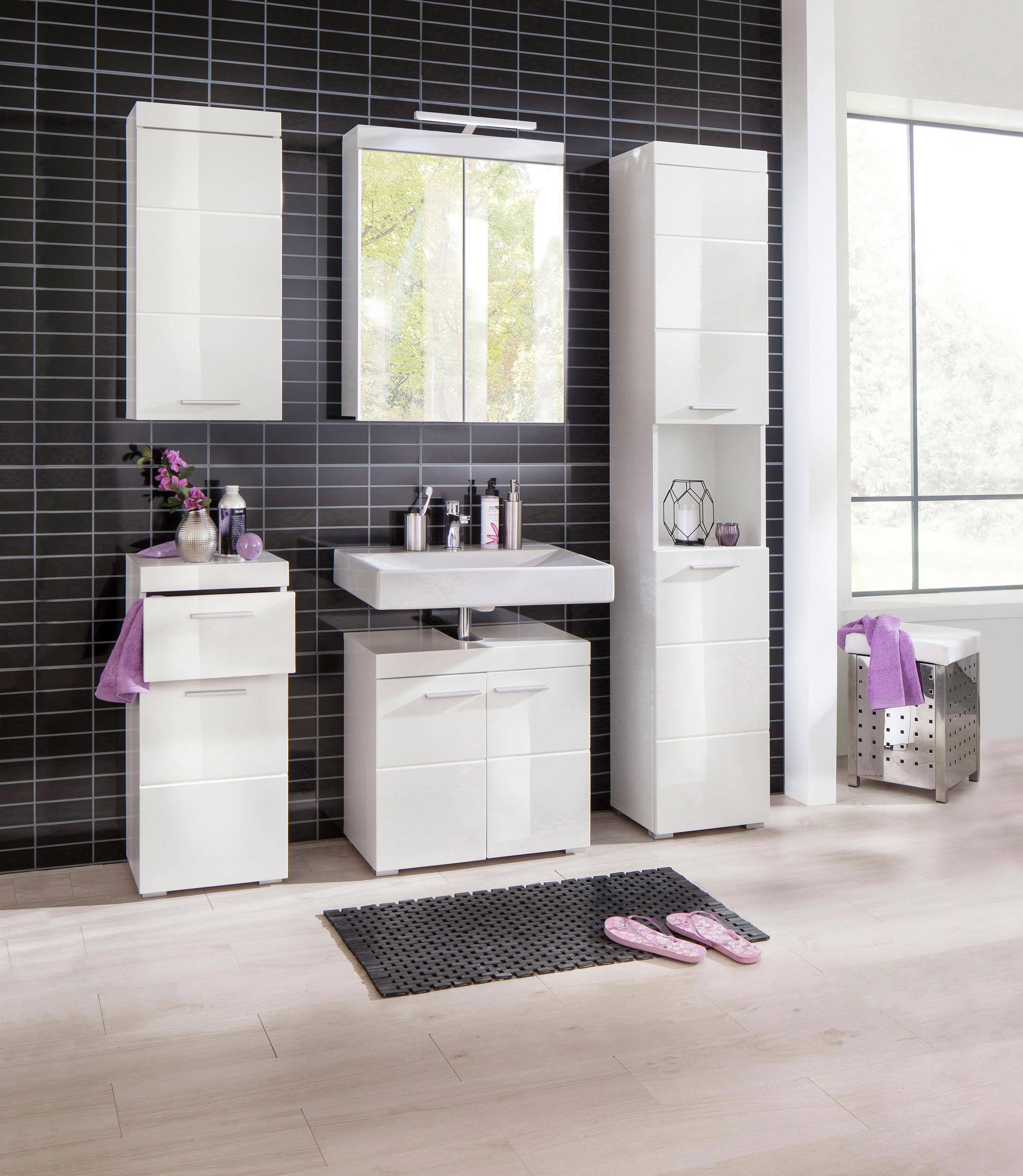INOSIGN Spiegelkast Avena Badkamerkast optioneel met LED-verlichting - (B/D/H) 60/17/77 cm
