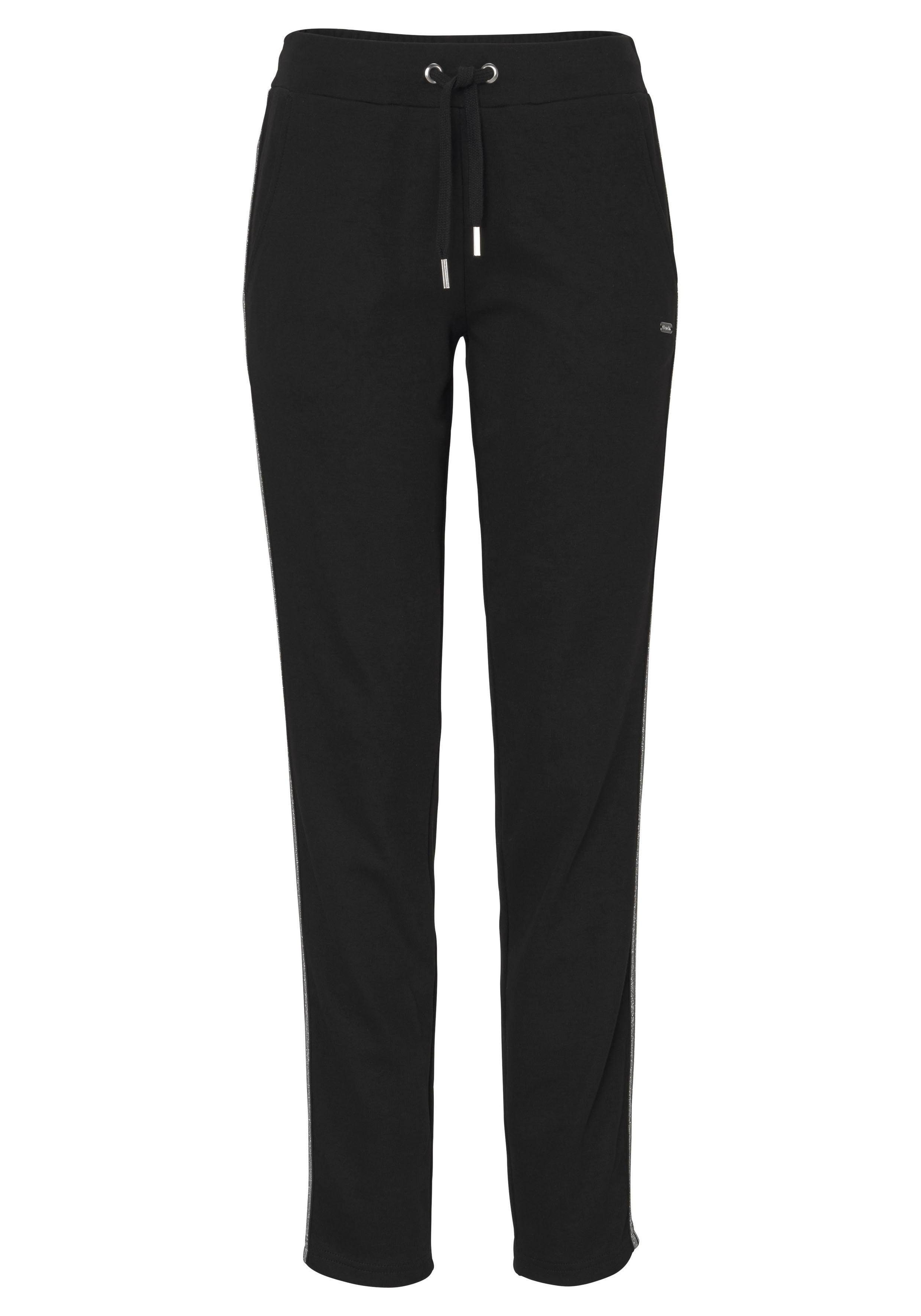 Bench. Loungewear Homewearbroek met metallic-strepen, loungewear, loungepak