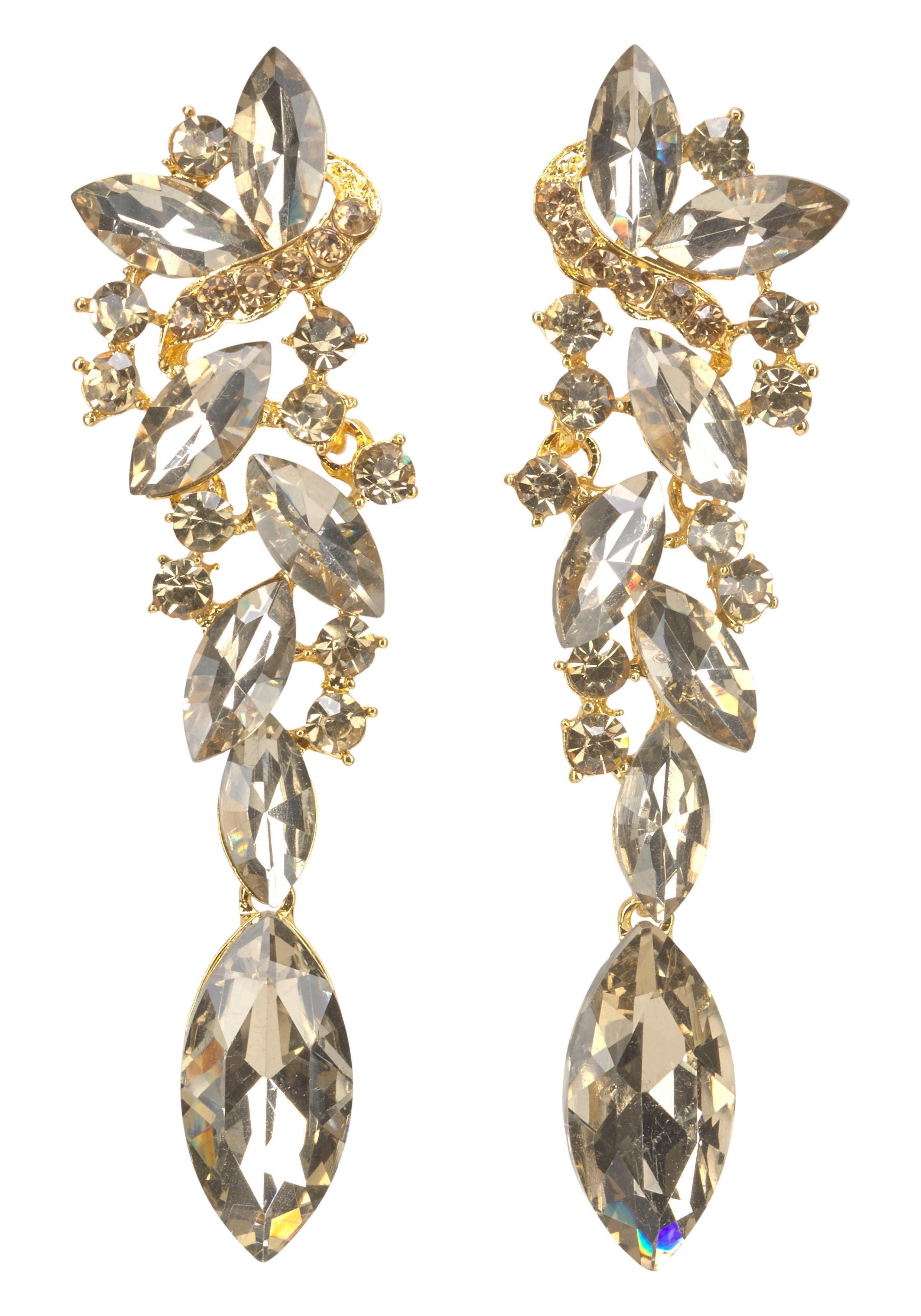 Firetti Oorstekers Glamour-look met glassteen (1-delig)