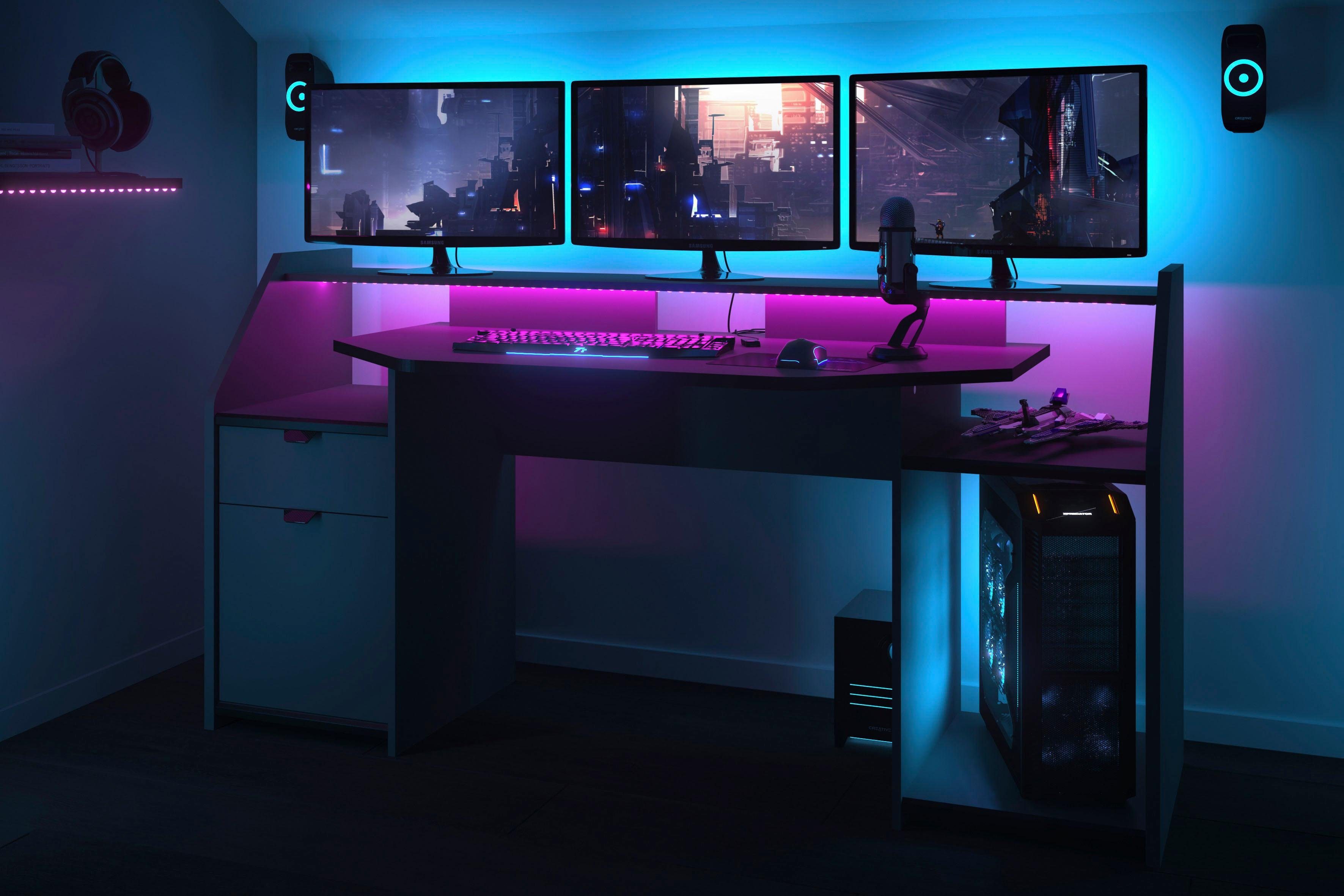 Parisot Kinderbureau Set-Up Gamingtafel, tienerbureau, bureau