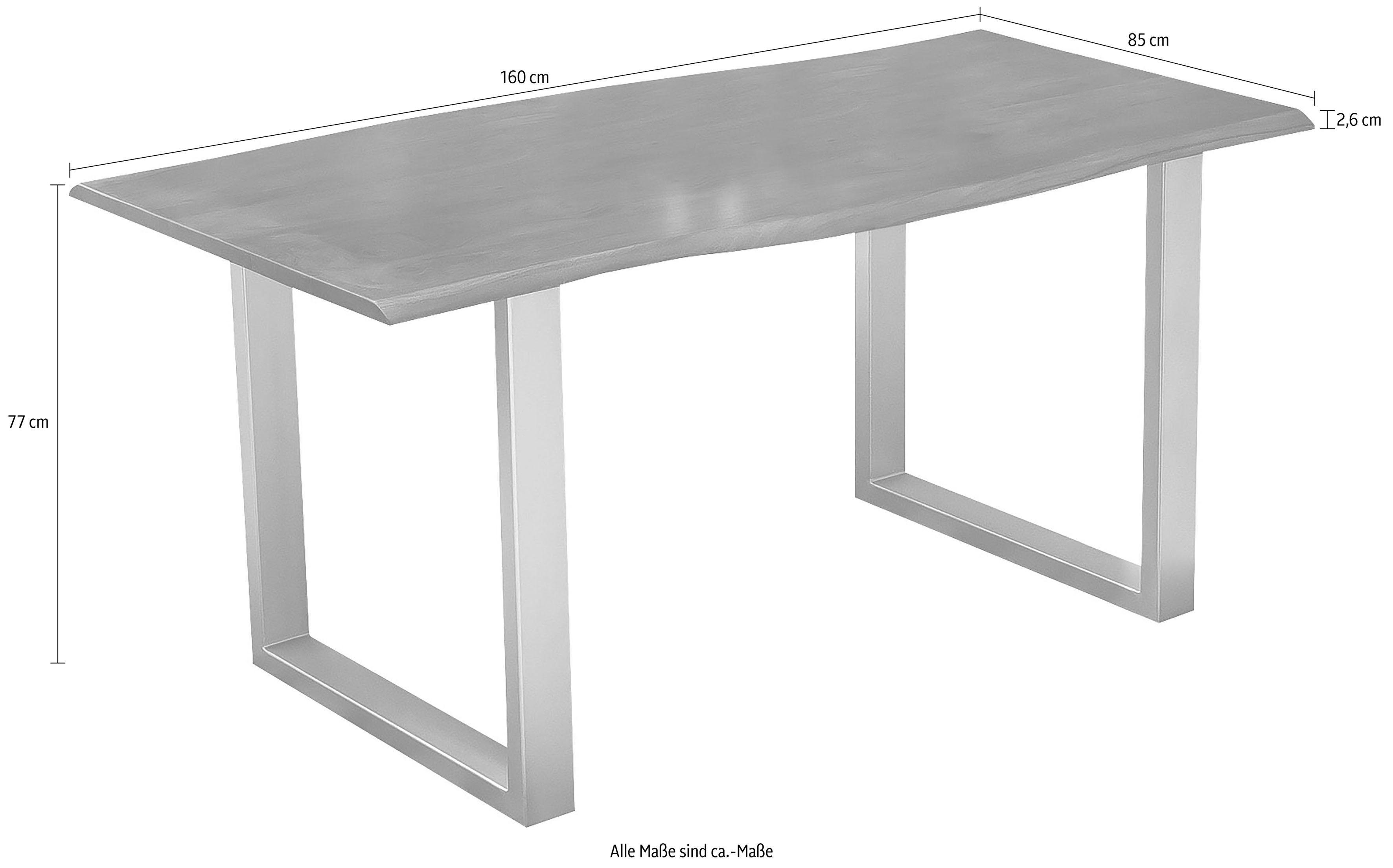 SIT Eettafel Tops&Tables met elegant goudkleurig frame
