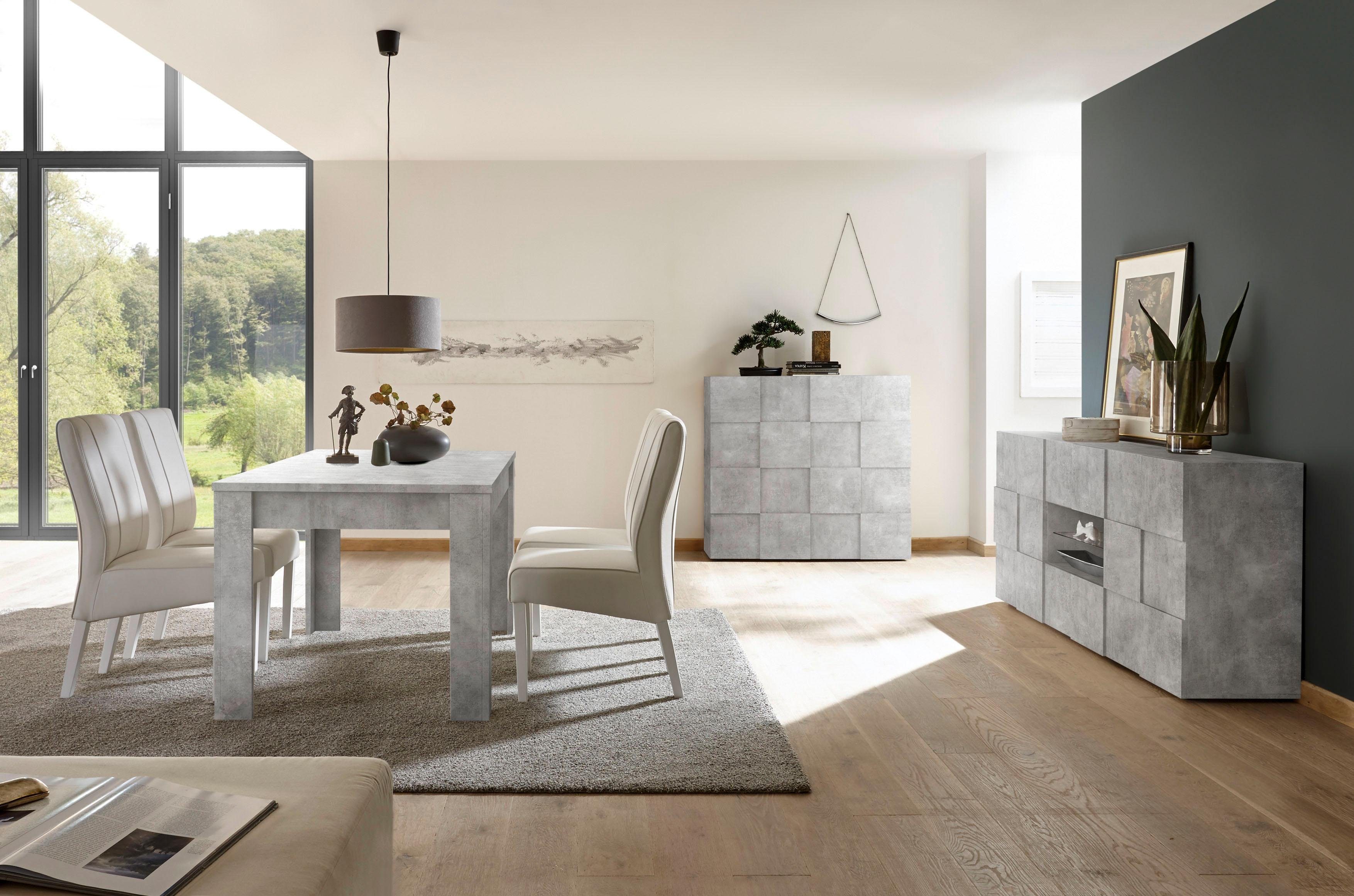 INOSIGN Highboard Dama Hoogte 111 cm, Breedte 121 cm, Commode 2 deuren, Hoge commode