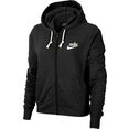 nike sportswear capuchonsweatvest gym vintage women's full-zip hoodie zwart
